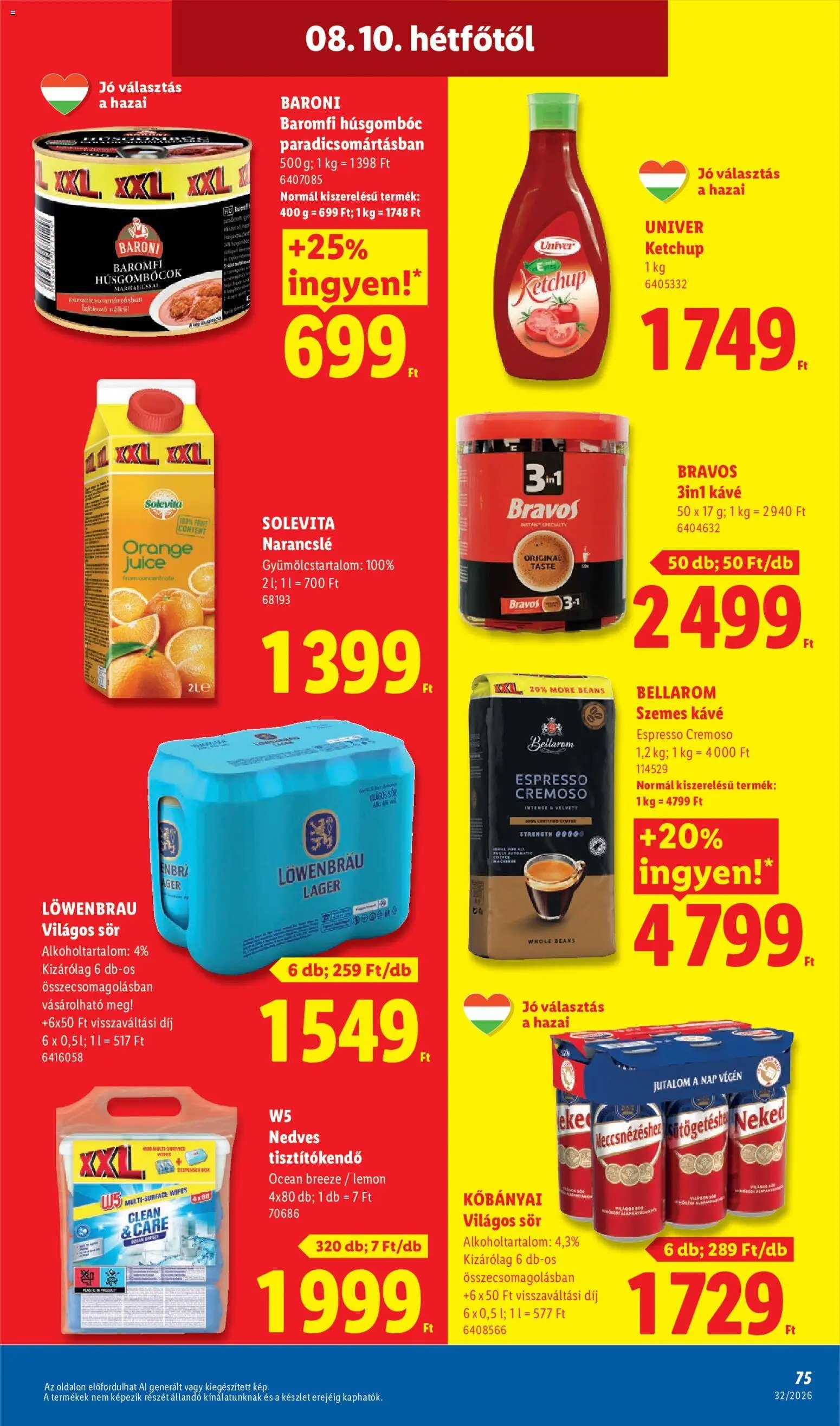 Lidl újság 2026.08.06. Lidl akciós újság