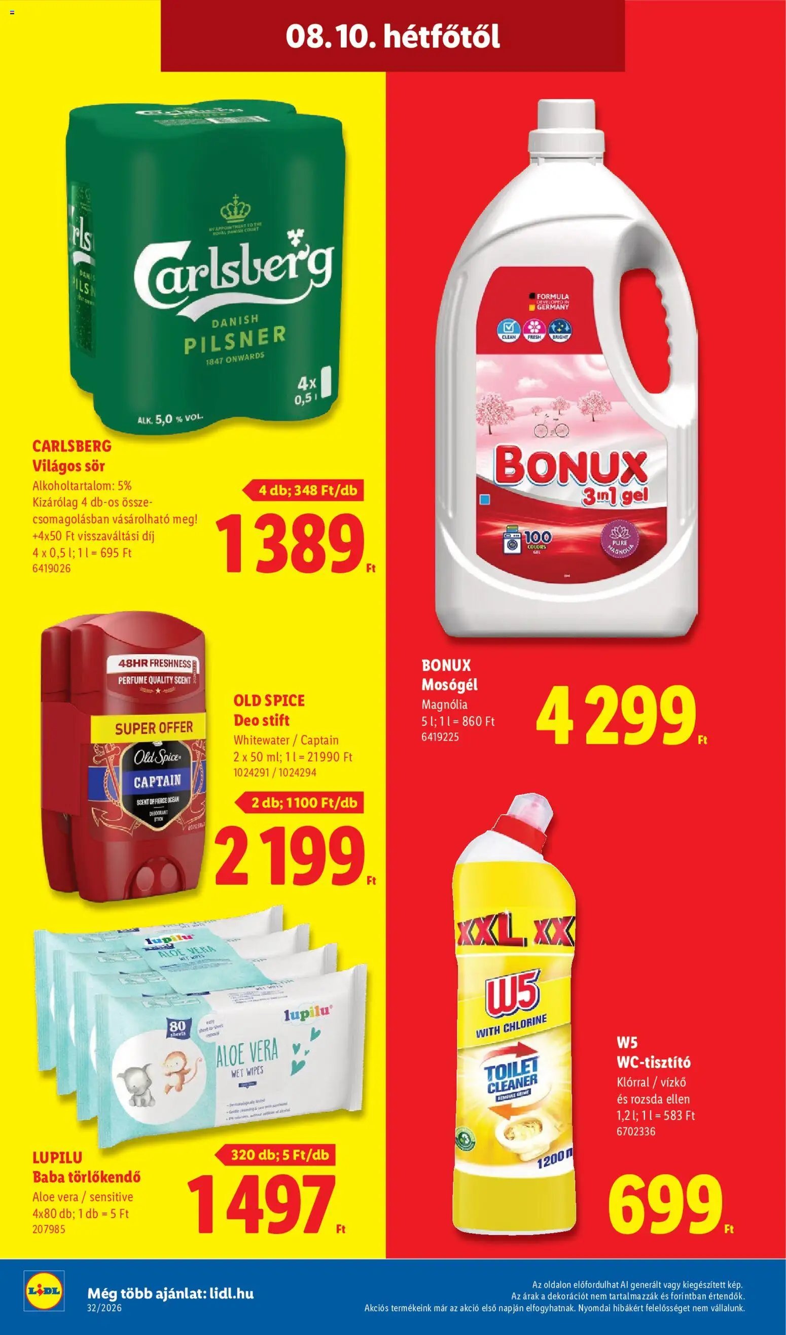 Lidl újság 2026.08.06. Lidl akciós újság