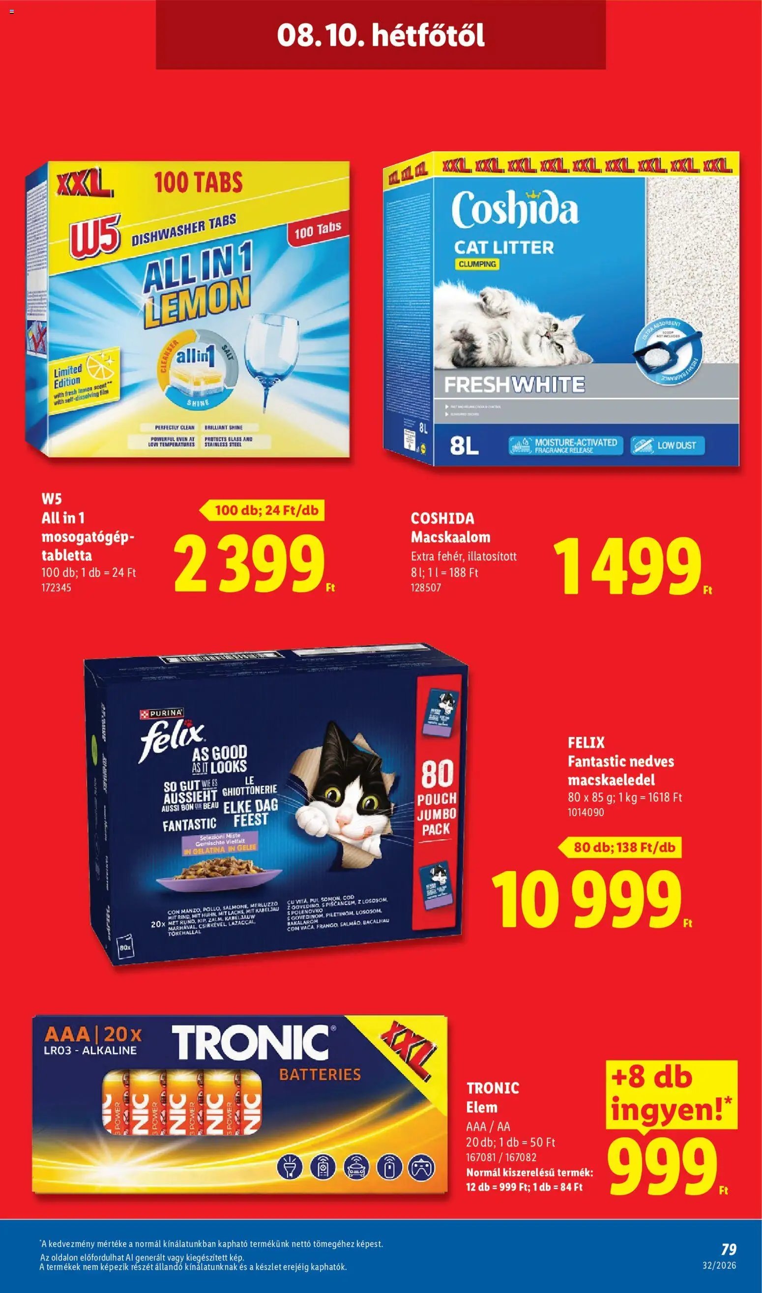 Lidl újság 2026.08.06. Lidl akciós újság