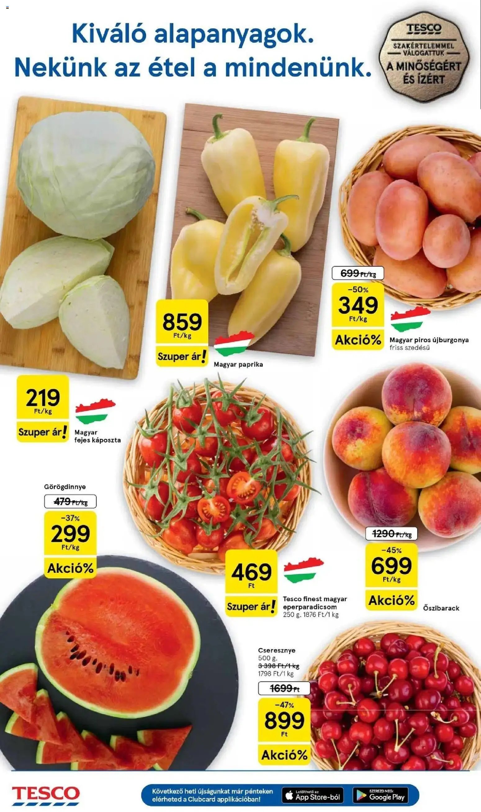 Tesco újság 2026.06.18. Tesco akciós újság