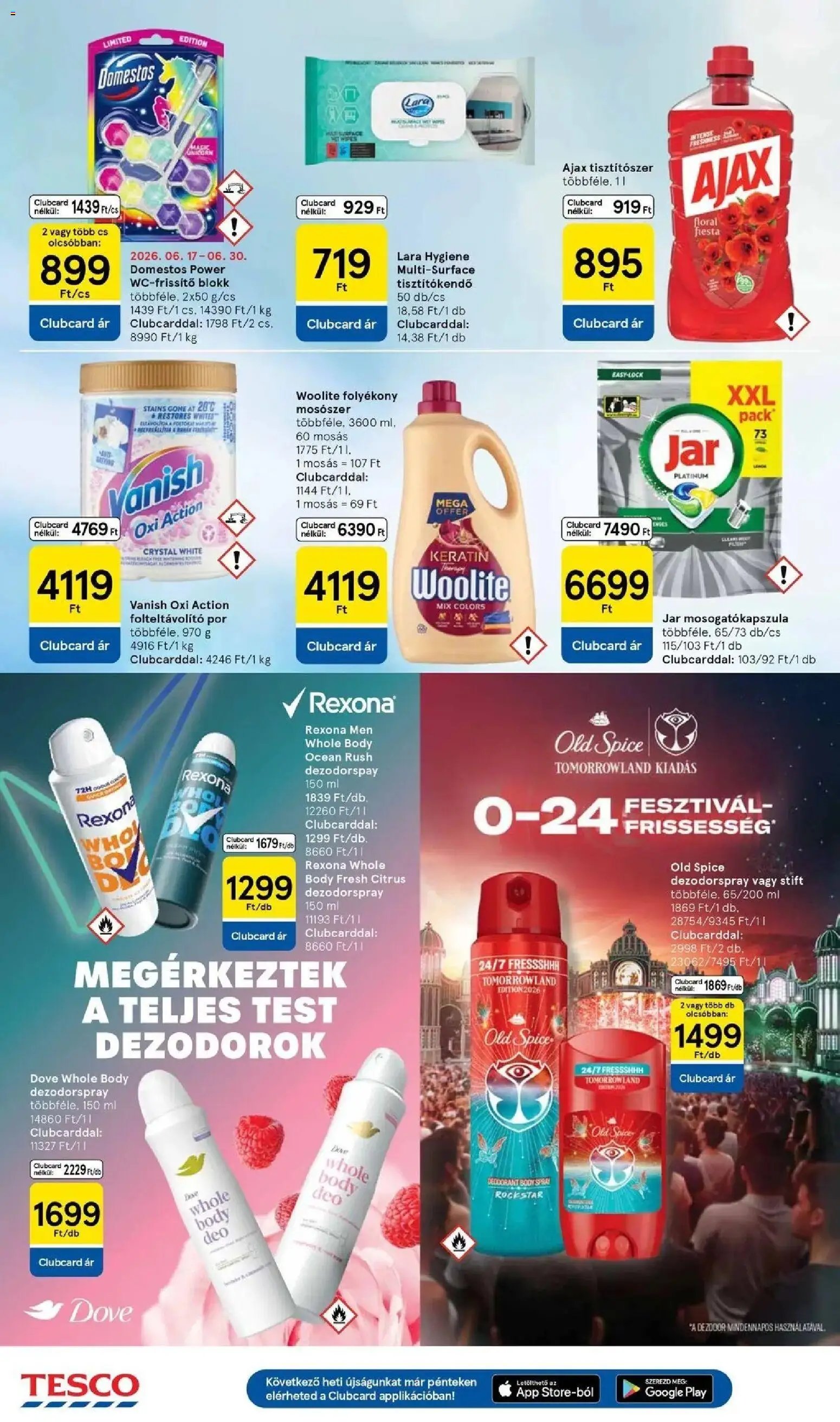 Tesco újság 2026.06.18. Tesco akciós újság