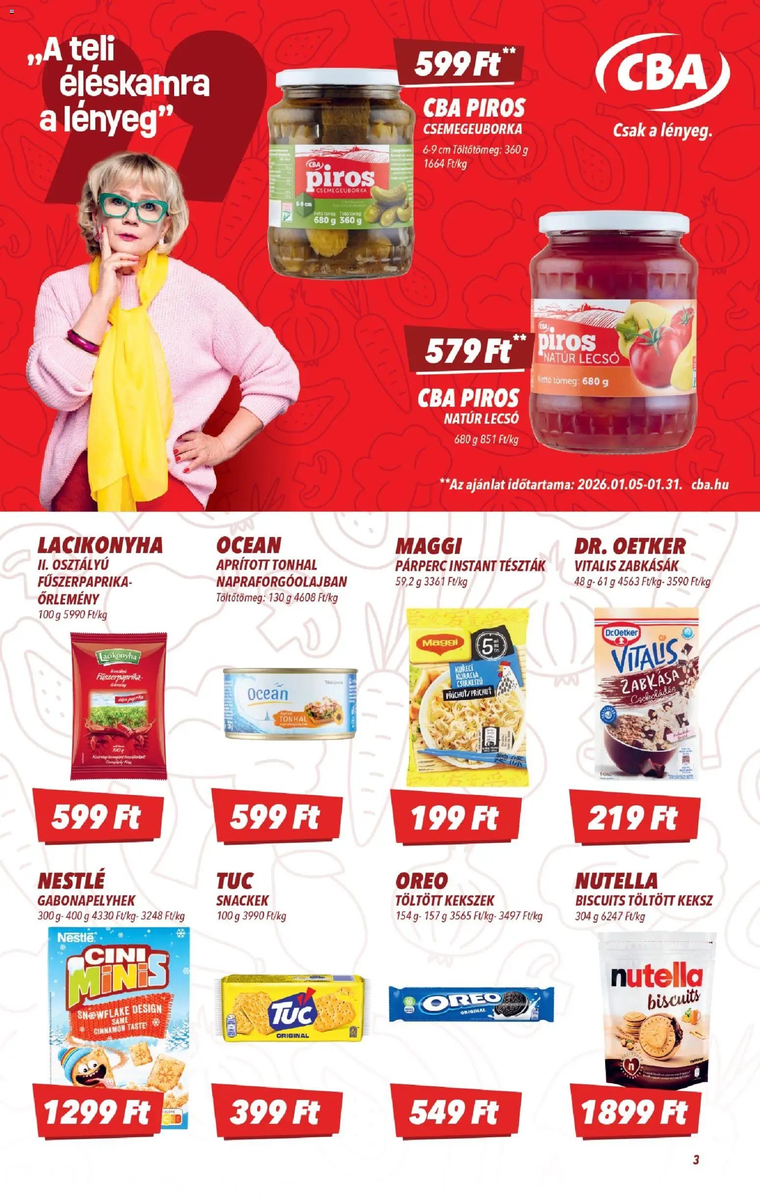 CBA újság 2026.01.15. Akciós újság CBA (2026-01-15 - 2026-01-21)