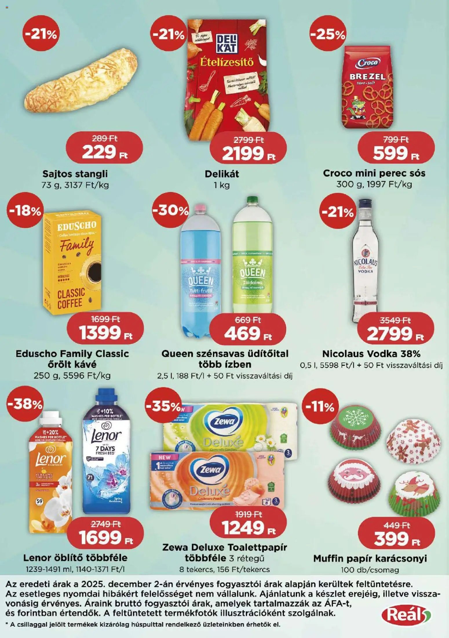 Reál újság 2025.12.11. Bevásárló hétvége - Pest megye (2025-12-11 - 2025-12-14)