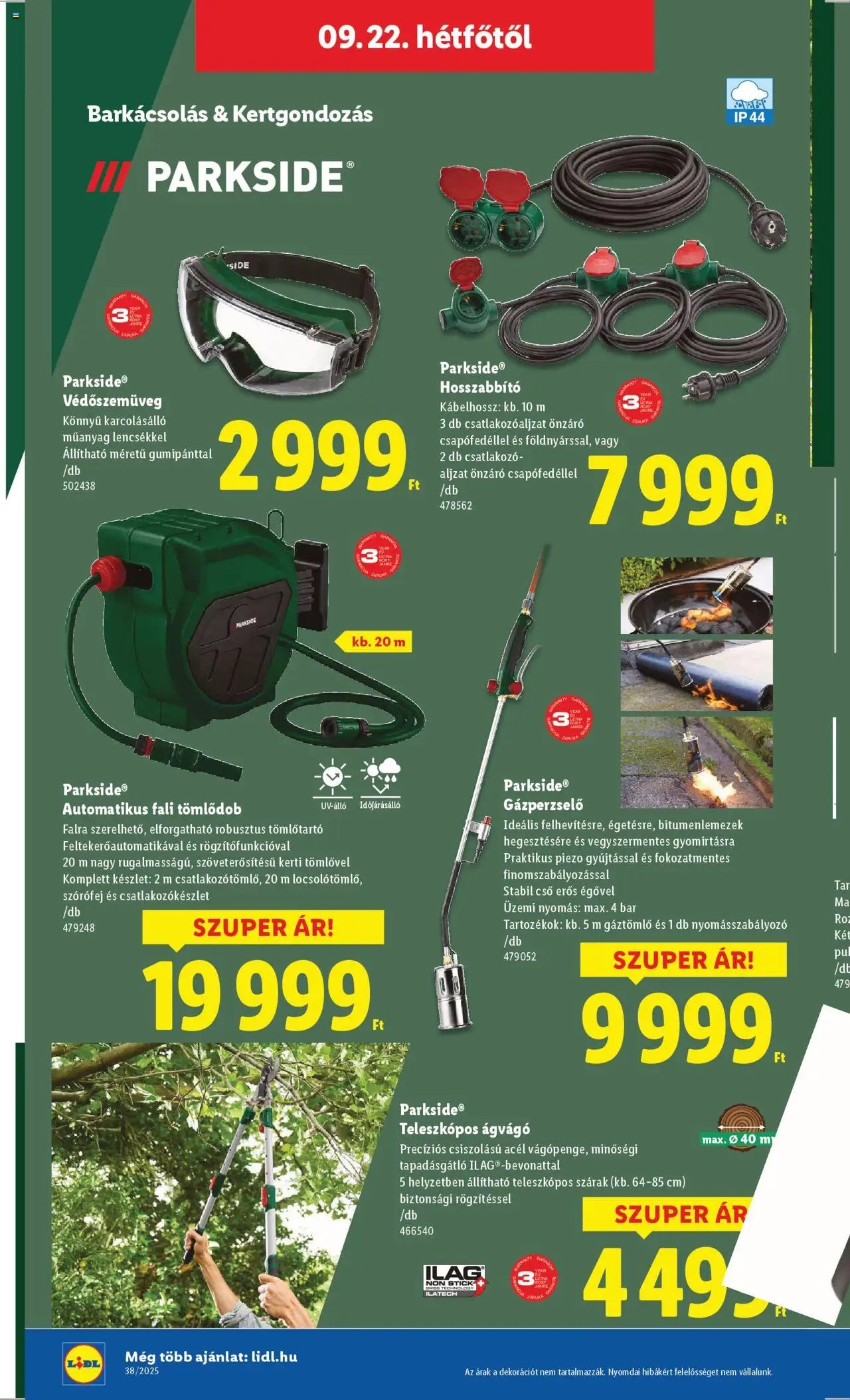 Lidl újság 2025.09.18. Nonfood kínálatunk (2025-09-18 - 2025-09-24)