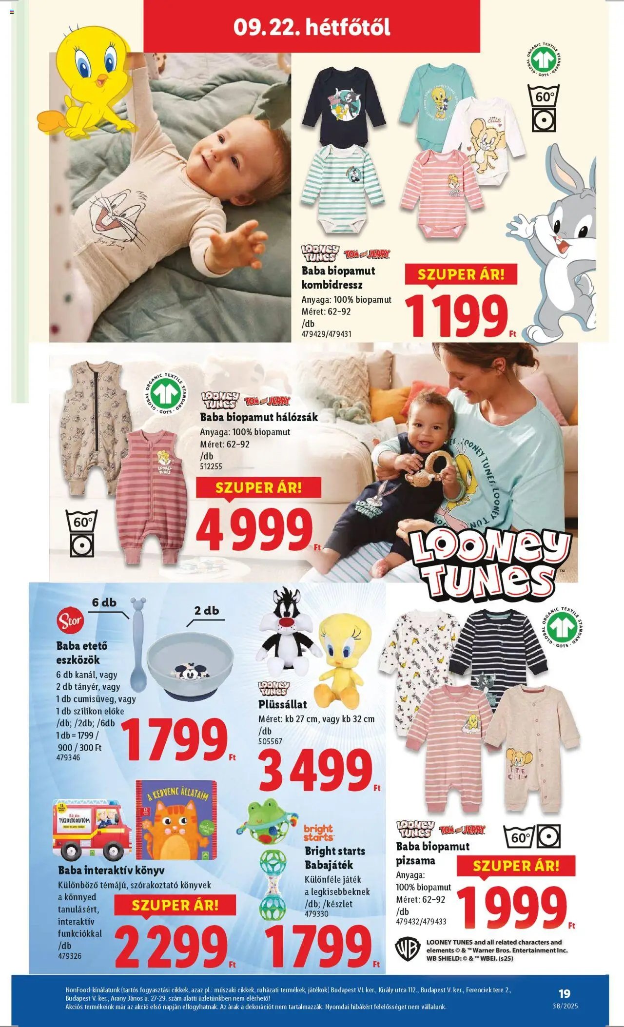 Lidl újság 2025.09.18. Nonfood kínálatunk (2025-09-18 - 2025-09-24)