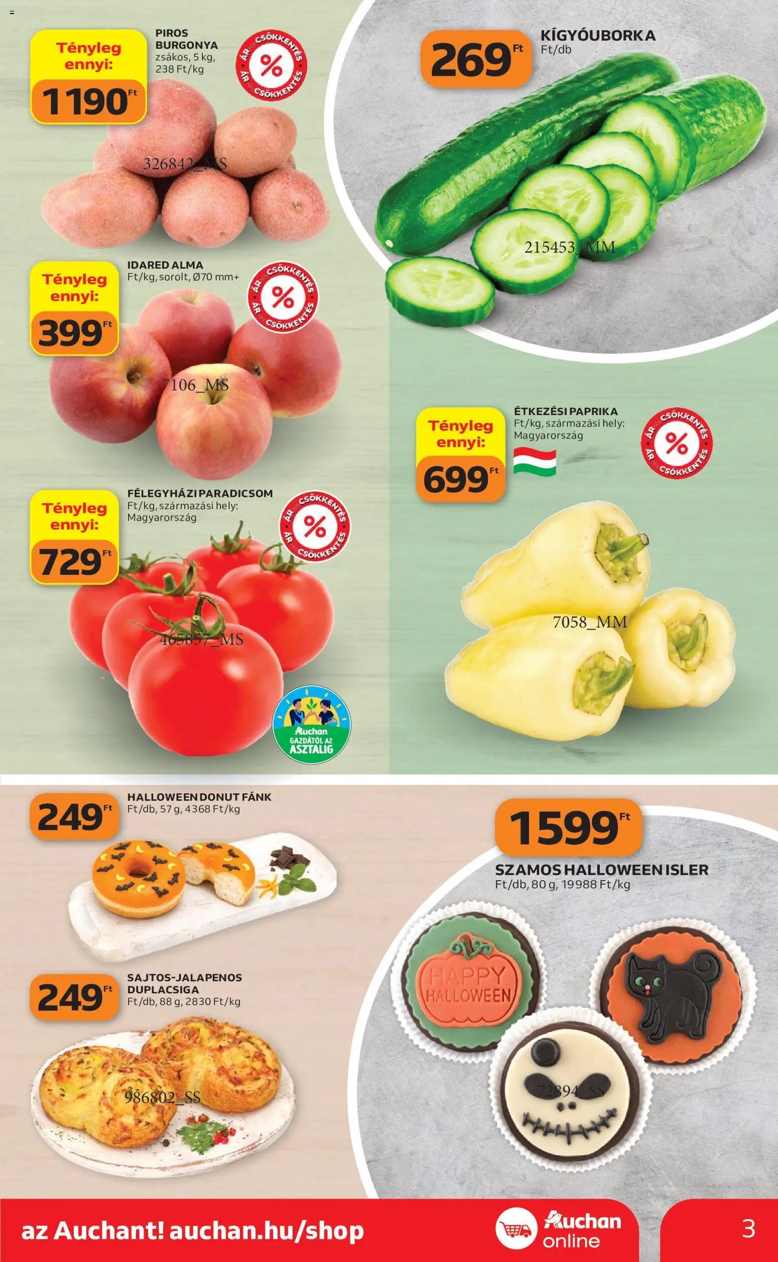 Auchan Szupermarket akciós újság 2026.10.29. - lapozható formában szórólap ✳️