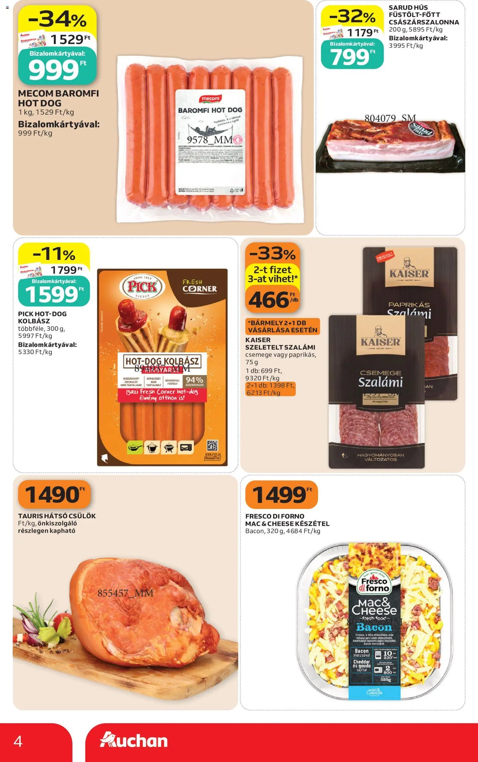 Auchan Szupermarket akciós újság 2026.10.29. - lapozható formában szórólap ✳️