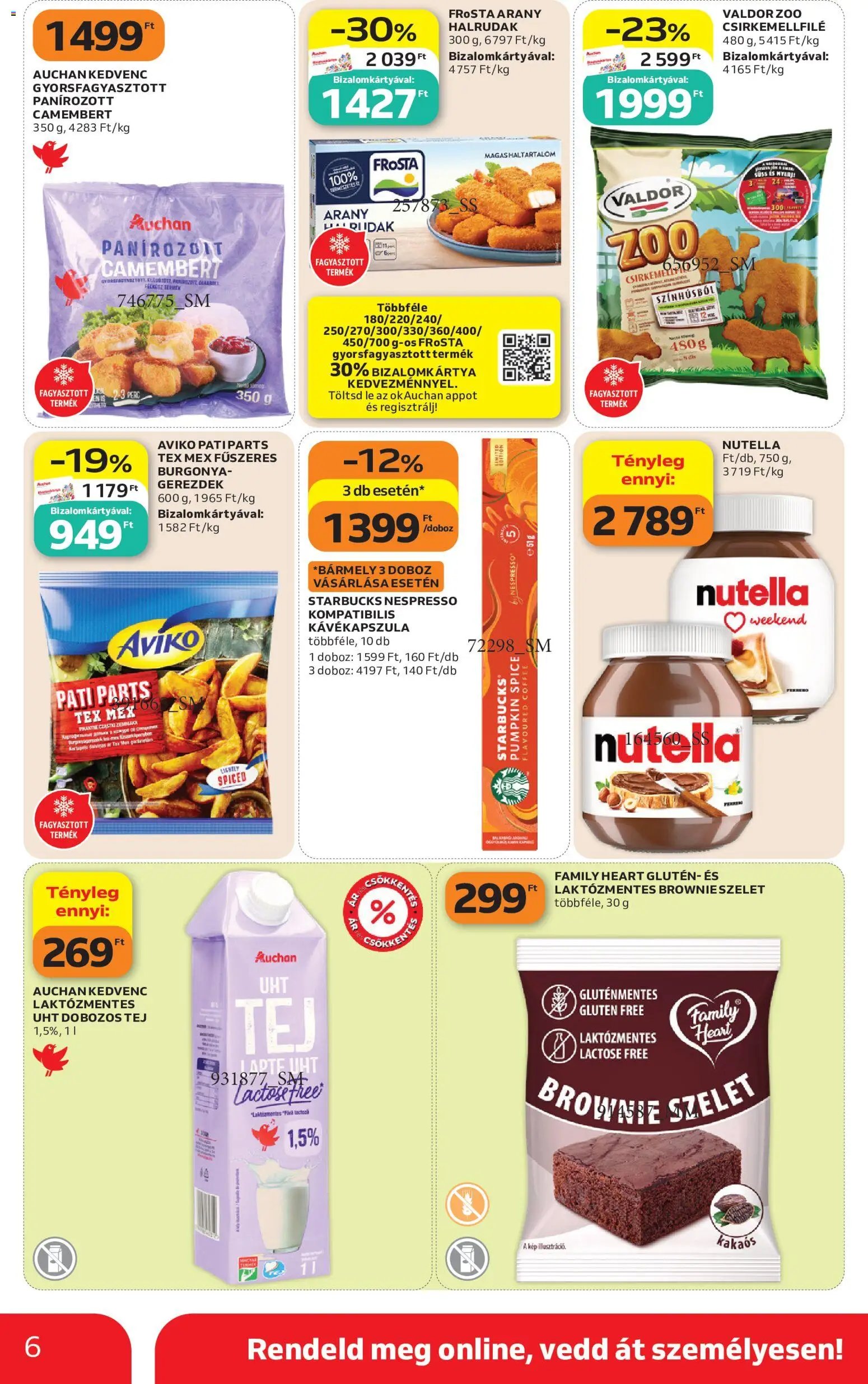 Auchan Szupermarket akciós újság 2026.10.29. - lapozható formában szórólap ✳️