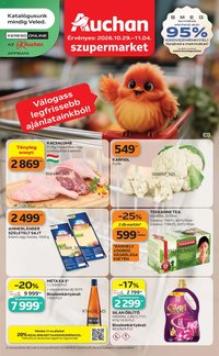 Auchan Szupermarket akciós újság 2026.10.29. - lapozható formában szórólap ✳️