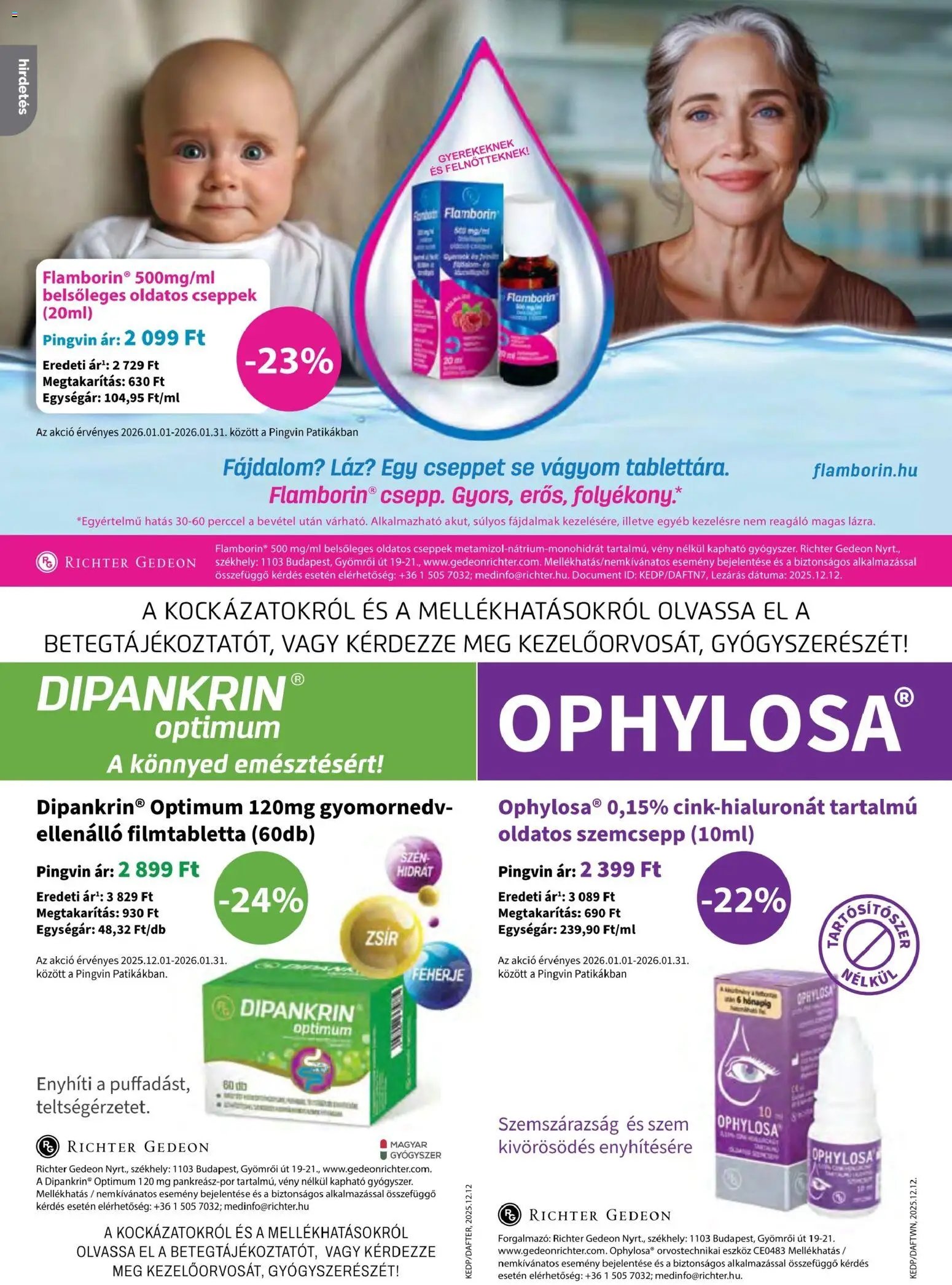 Pingvin Patika újság 2026.01.01. Pingvin Magazin (2026-01-01 - 2026-01-31)