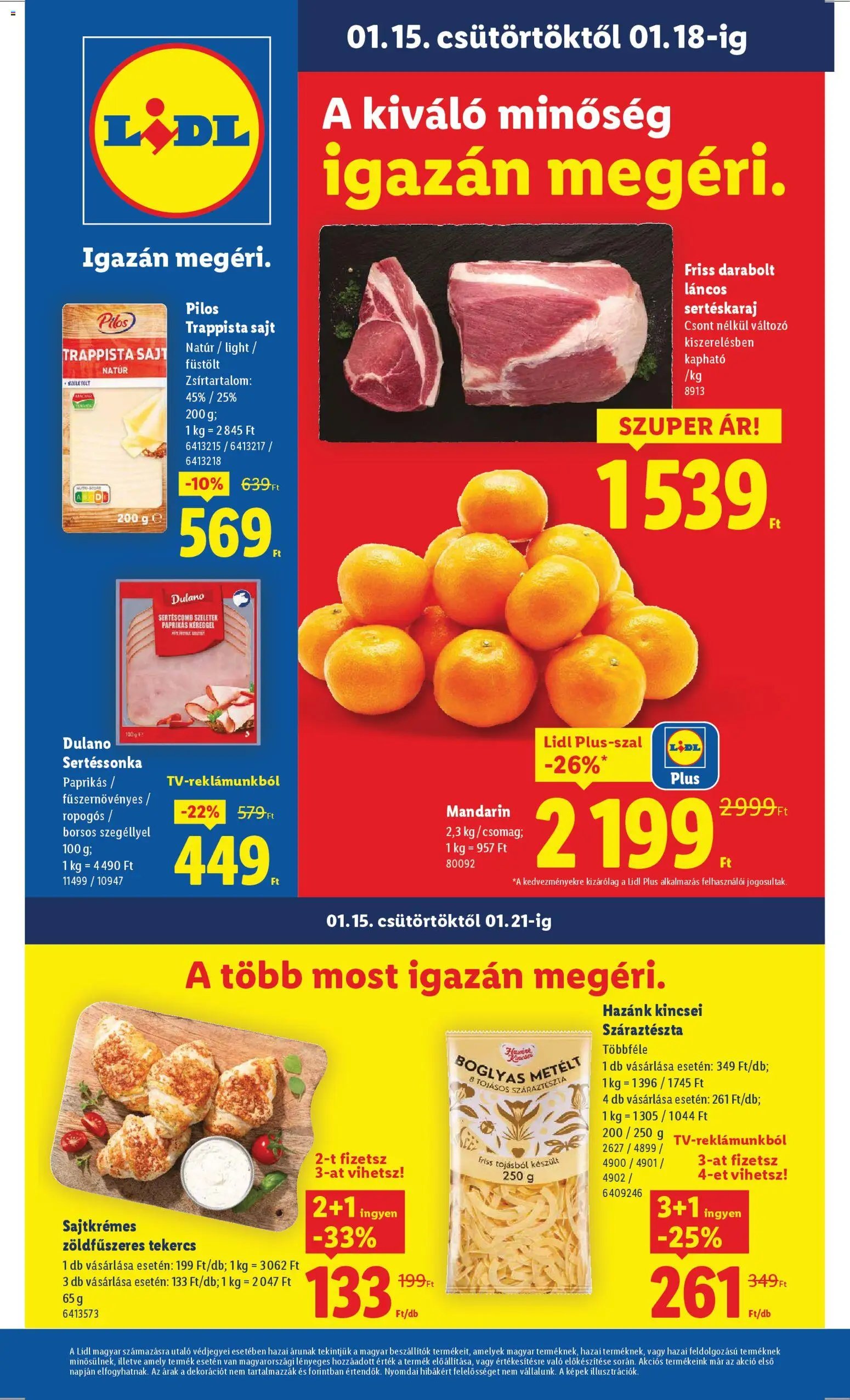 Lidl újság 2026.01.15. Akciós újság Lidl (2026-01-15 - 2026-01-21)