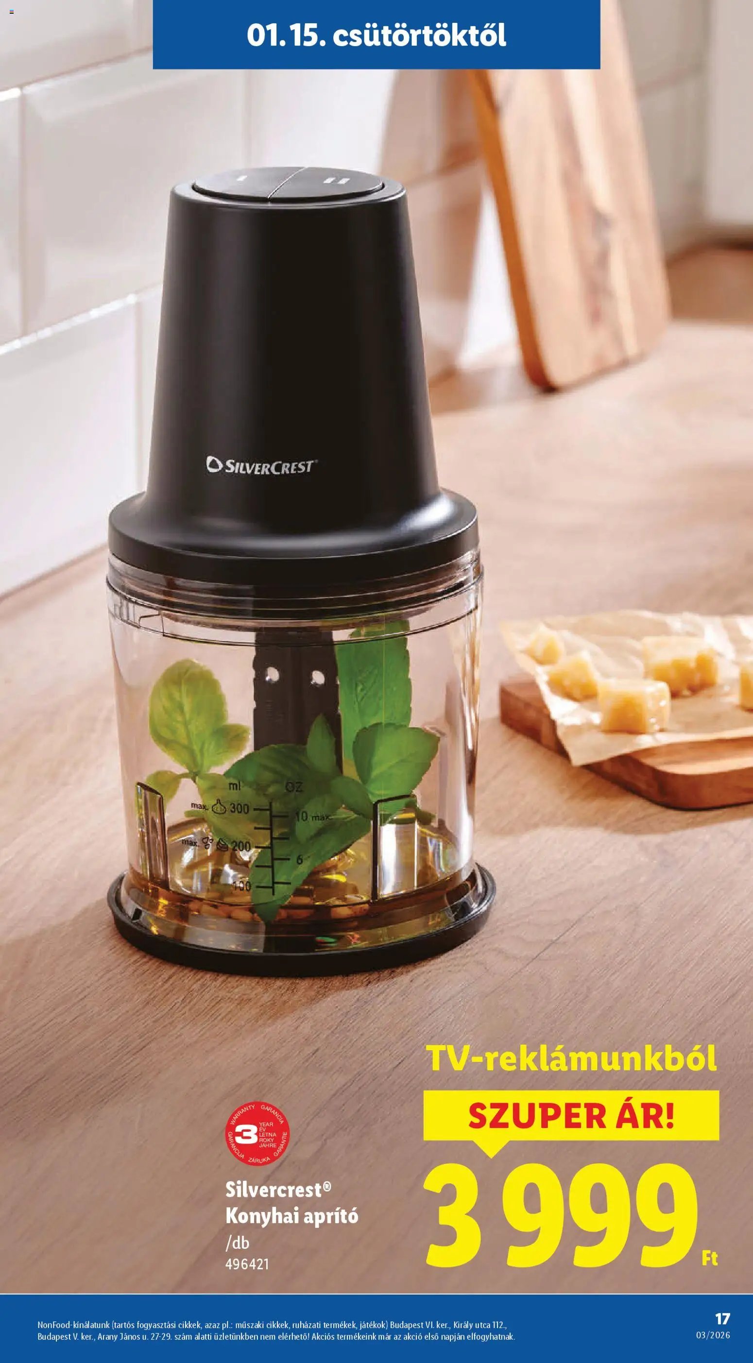 Lidl újság 2026.01.15. Akciós újság Lidl (2026-01-15 - 2026-01-21)