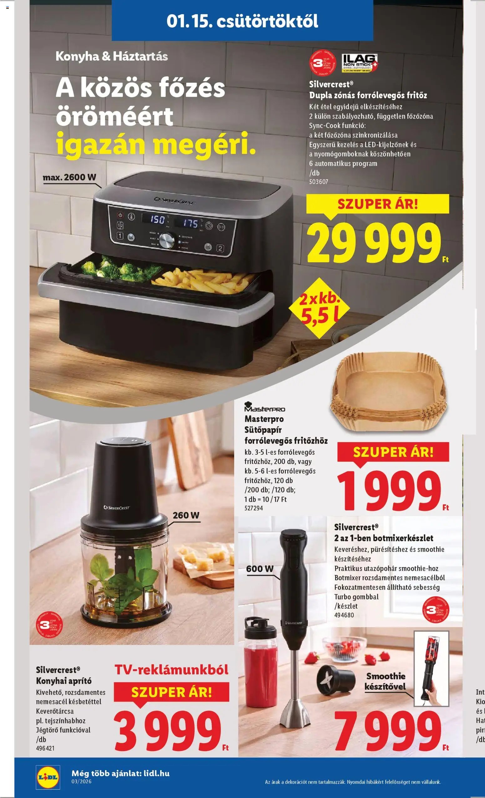 Lidl újság 2026.01.15. Akciós újság Lidl (2026-01-15 - 2026-01-21)