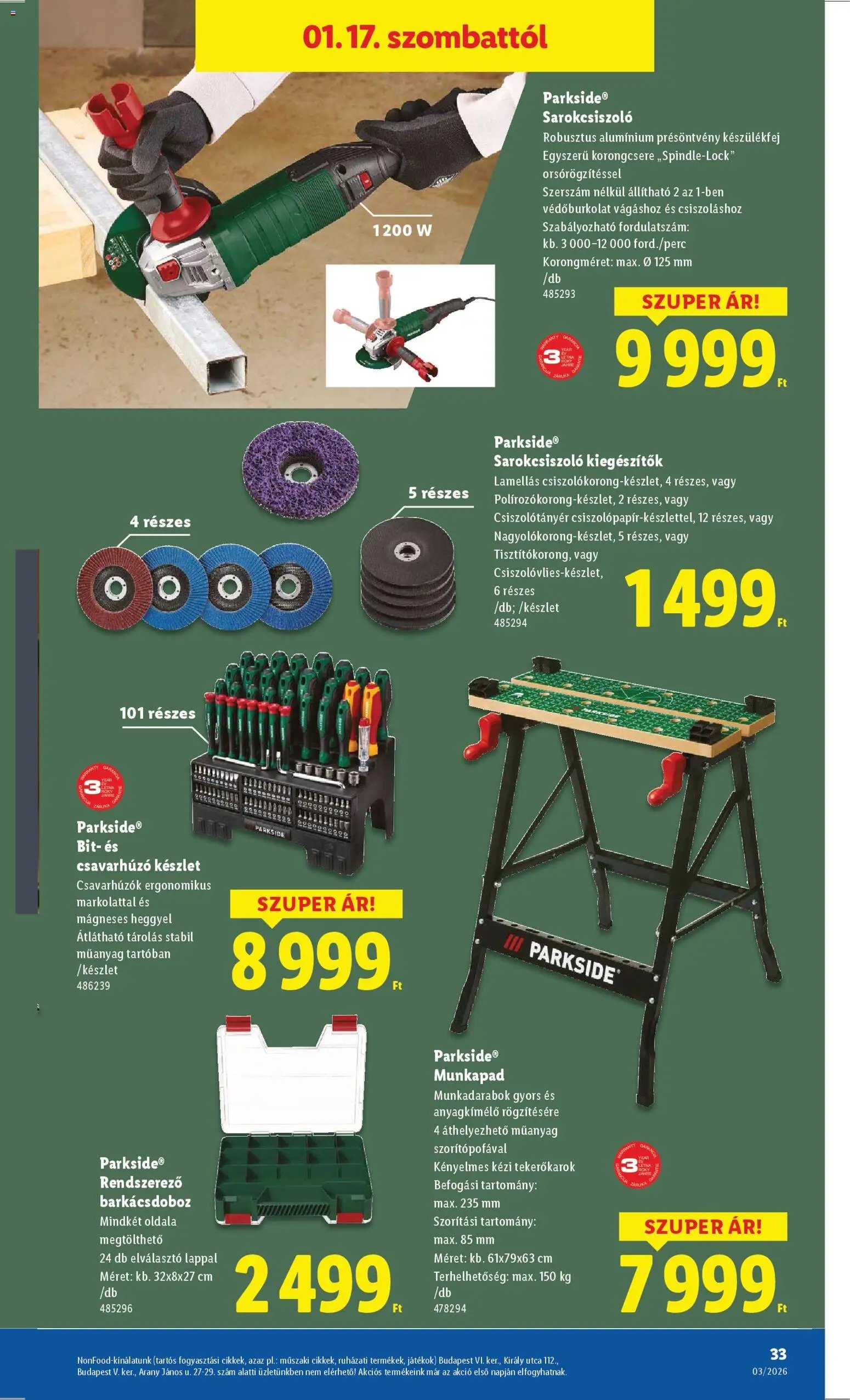 Lidl újság 2026.01.15. Akciós újság Lidl (2026-01-15 - 2026-01-21)