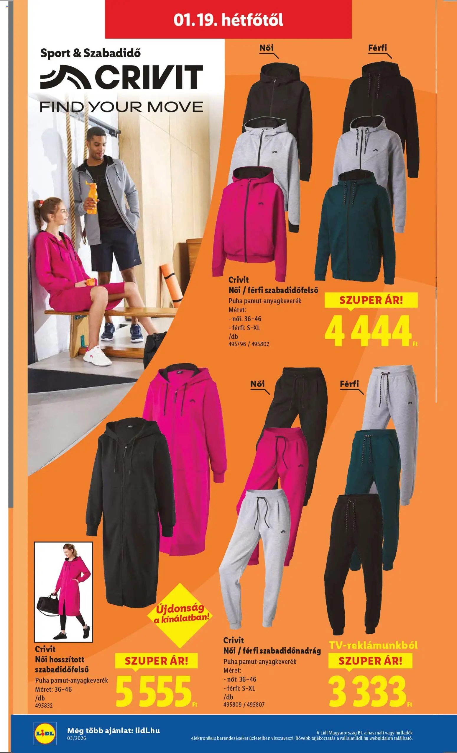 Lidl újság 2026.01.15. Akciós újság Lidl (2026-01-15 - 2026-01-21)