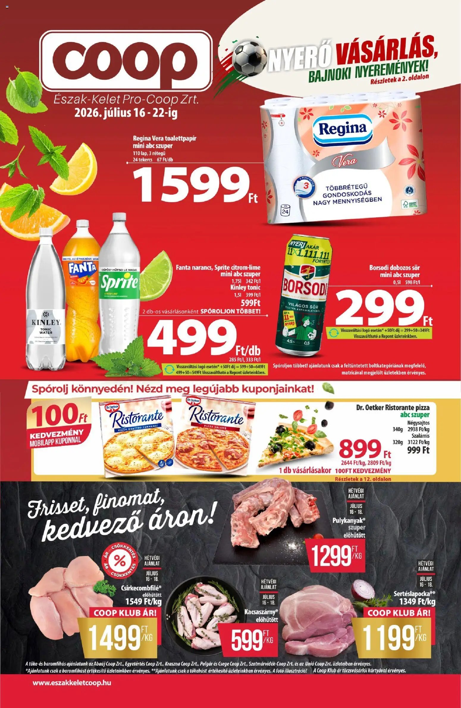 COOP újság 2026.07.16. COOP - Újság Észak Kelet Pro-Coop Zrt