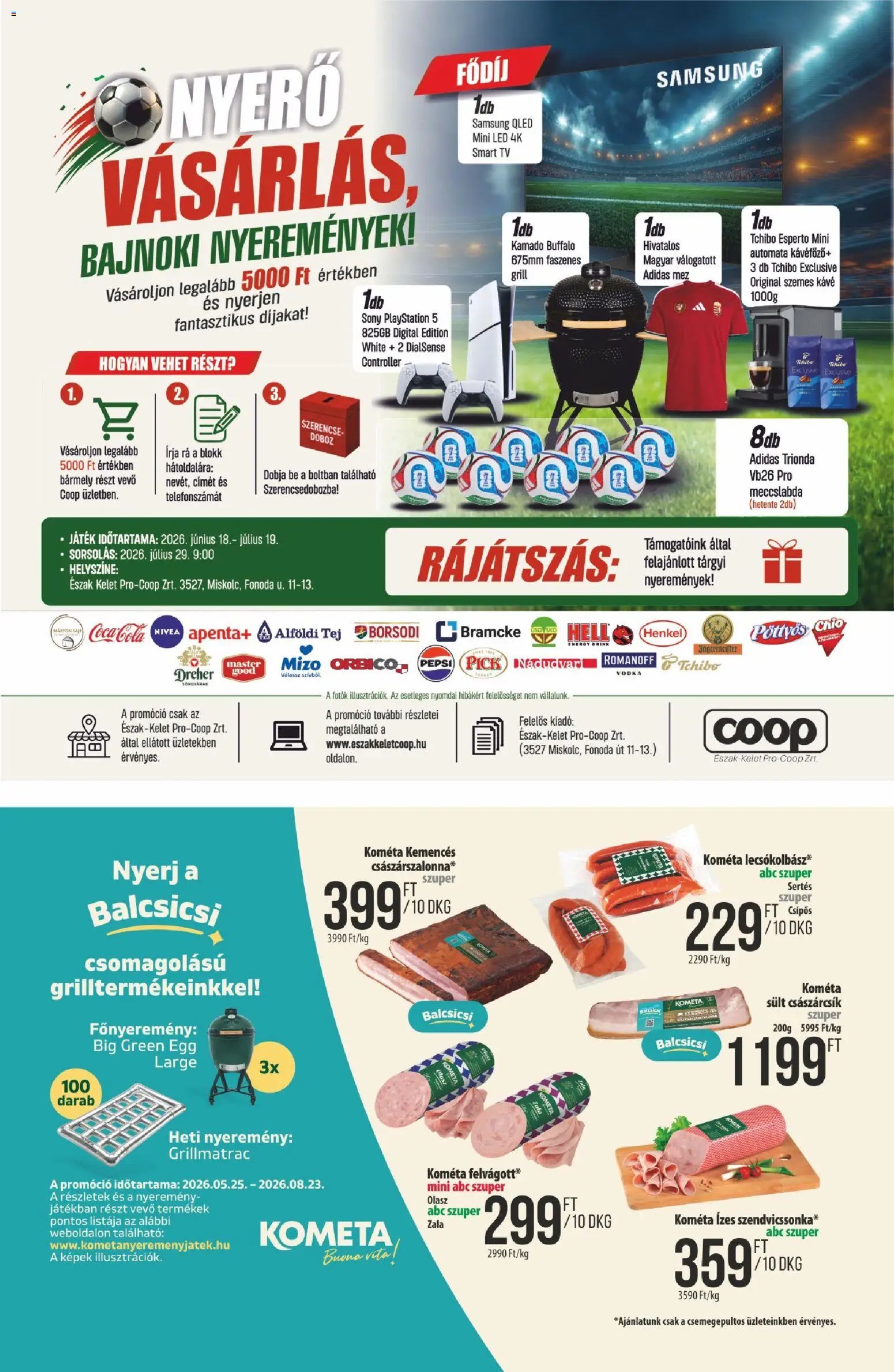 COOP újság 2026.07.16. COOP - Újság Észak Kelet Pro-Coop Zrt