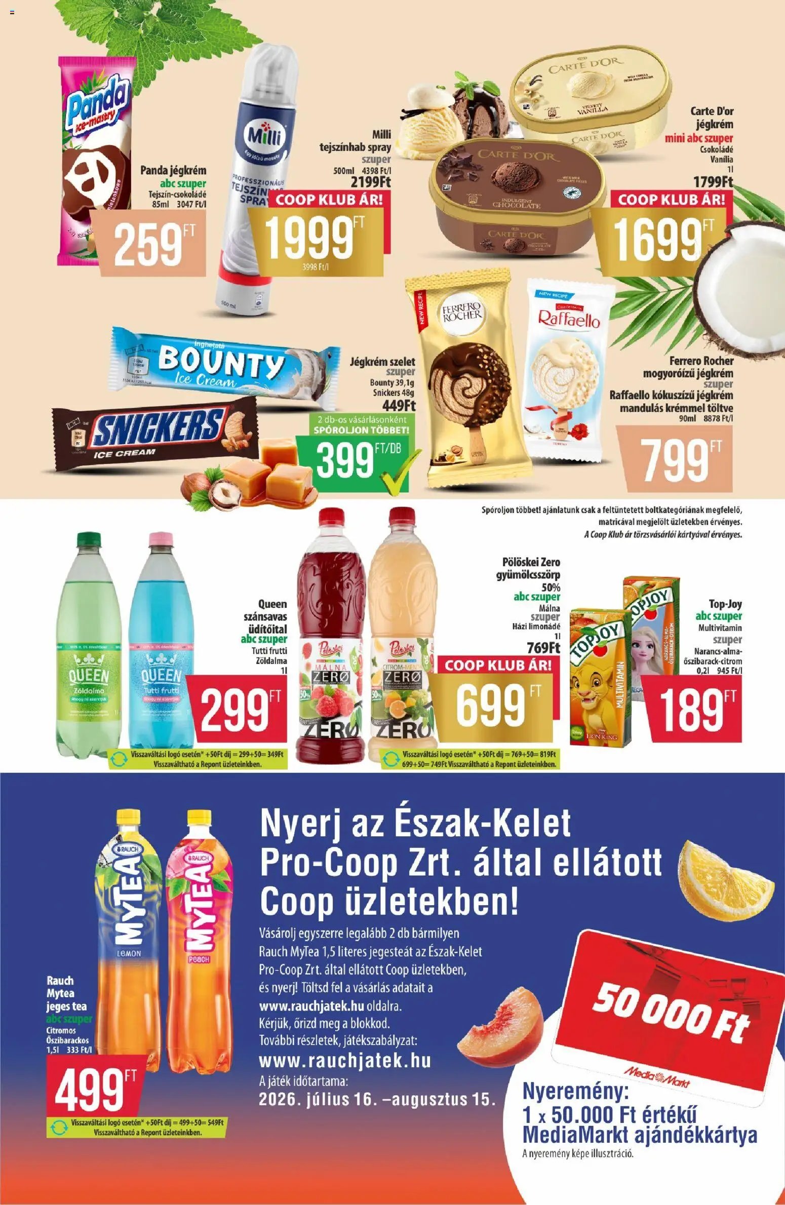 COOP újság 2026.07.16. COOP - Újság Észak Kelet Pro-Coop Zrt