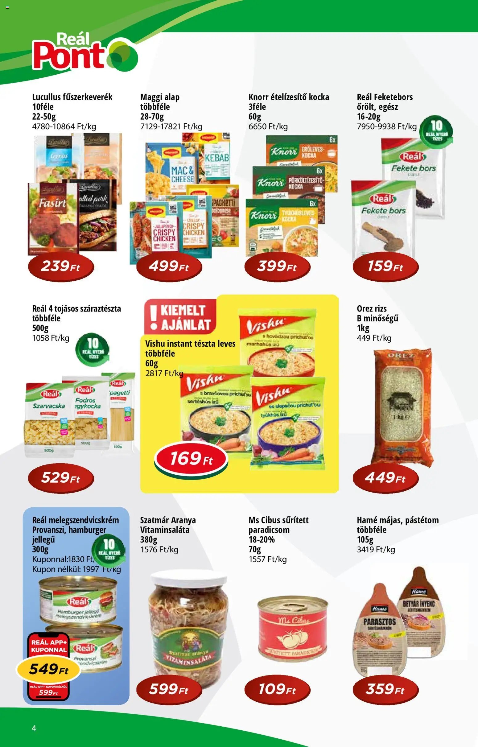 Reál újság 2026.02.04. Akciós újság Pont (2026-02-04 - 2026-02-15)