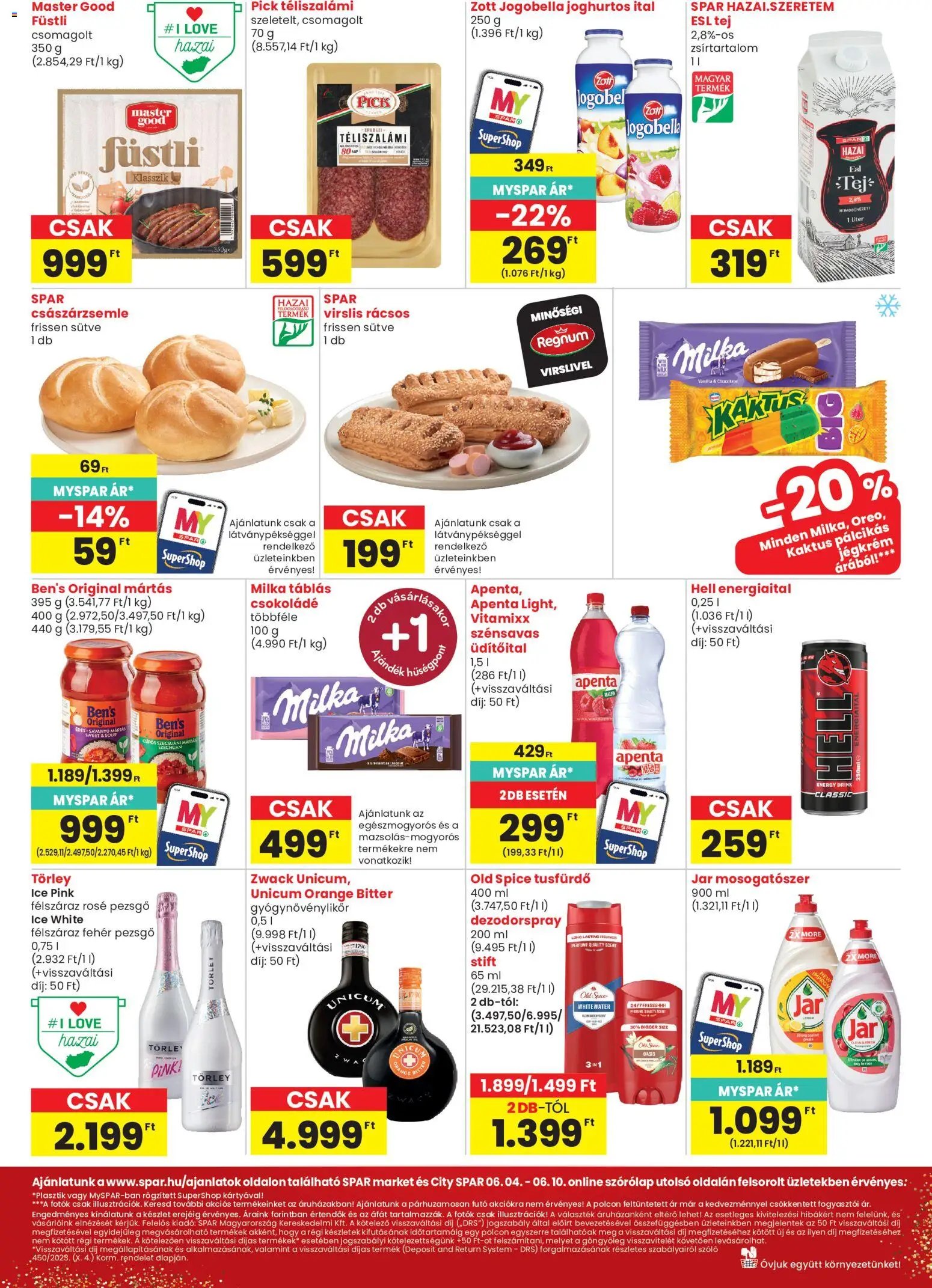 Spar Market újság 2026.06.04. Spar Market akciós újság
