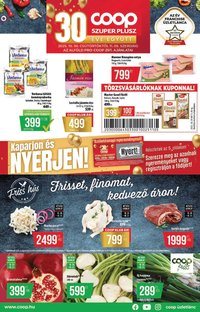 COOP újság 2025.10.30. Alföld Pro-Coop Zrt. - Szuper Plus (2025-10-30 - 2025-11-05)