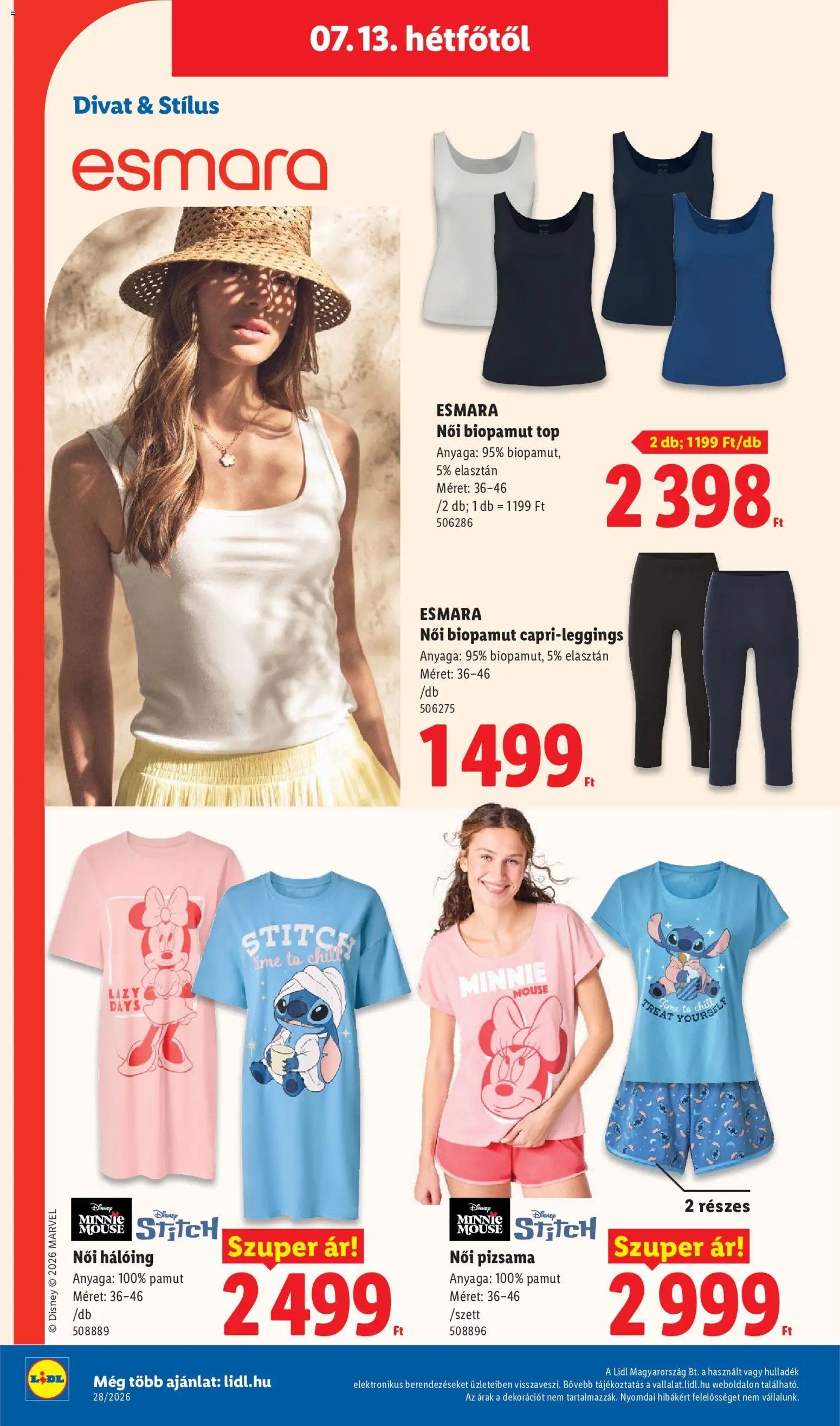 Lidl újság 2026.07.09. Lidl Nonfood kínálatunk