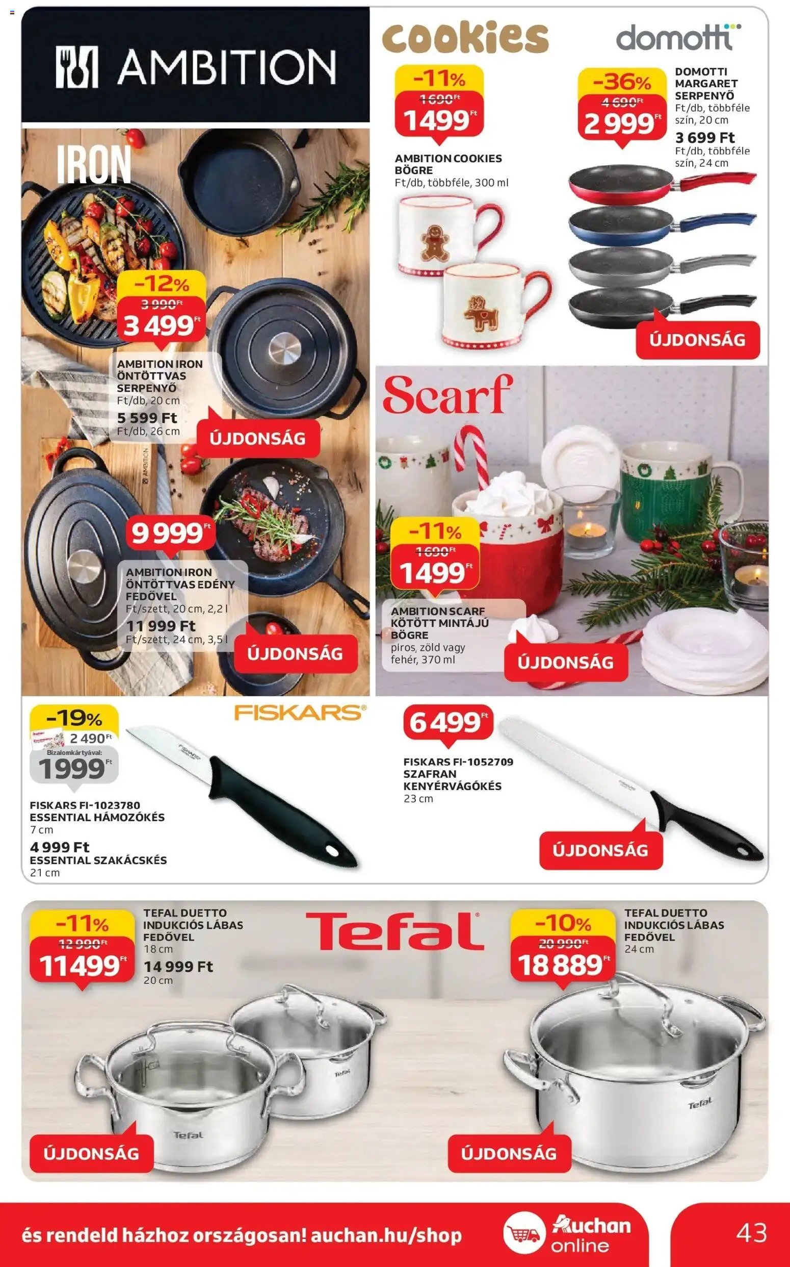 Auchan újság 2025.10.30. Szolnok Akciós újság Auchan (2025-10-30 - 2025-11-05)