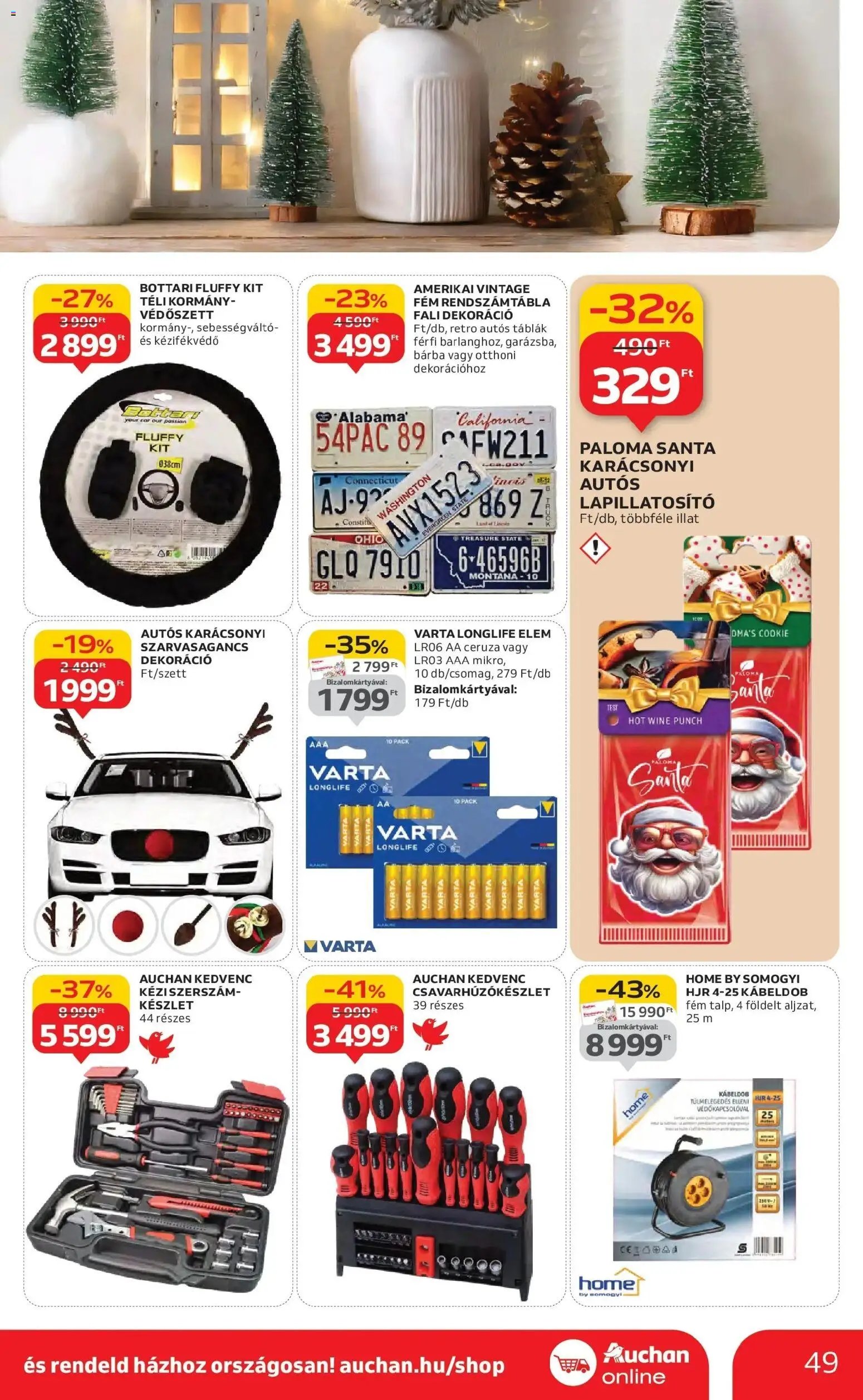 Auchan újság 2025.10.30. Szolnok Akciós újság Auchan (2025-10-30 - 2025-11-05)