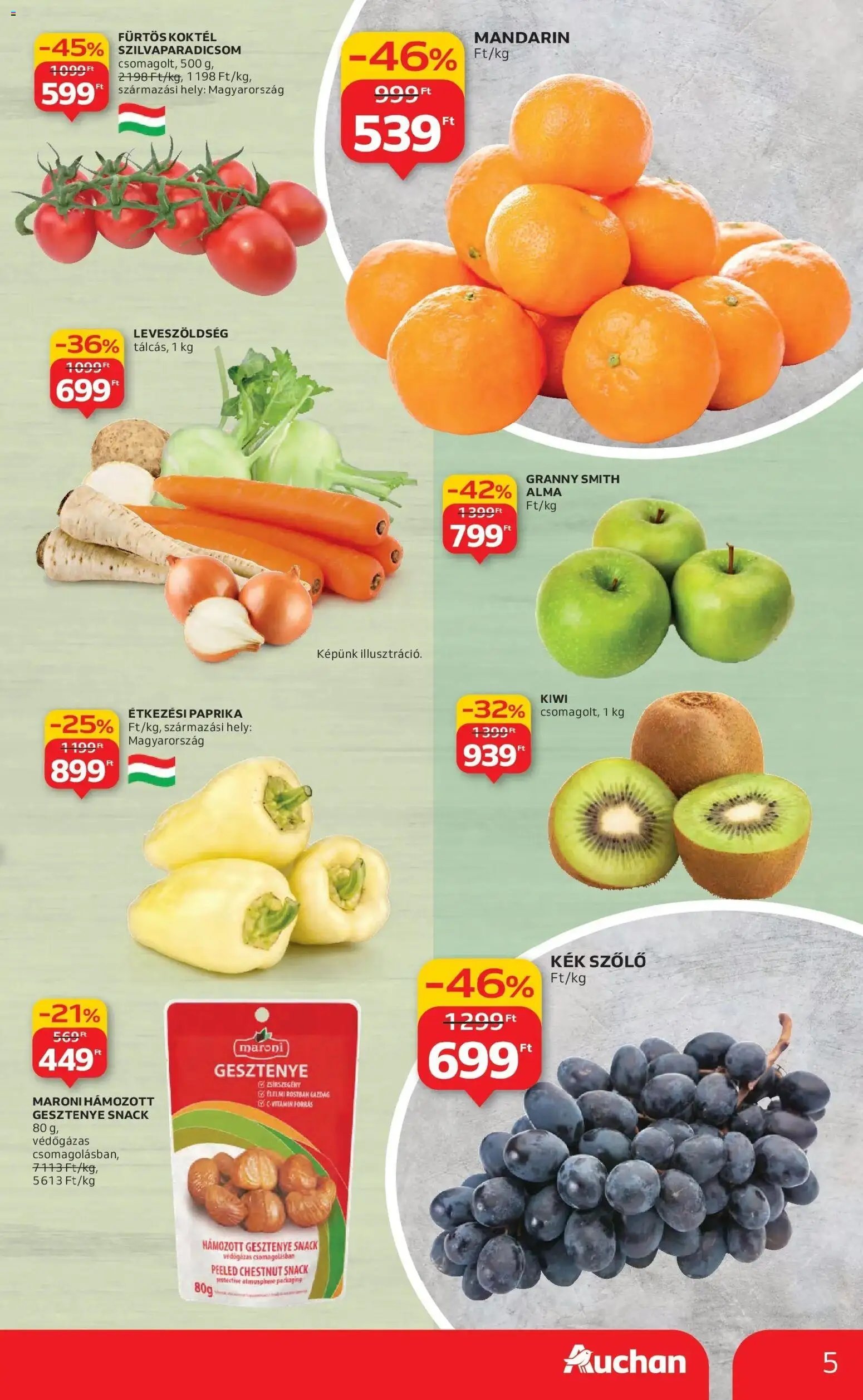 Auchan újság 2025.10.30. Szolnok Akciós újság Auchan (2025-10-30 - 2025-11-05)