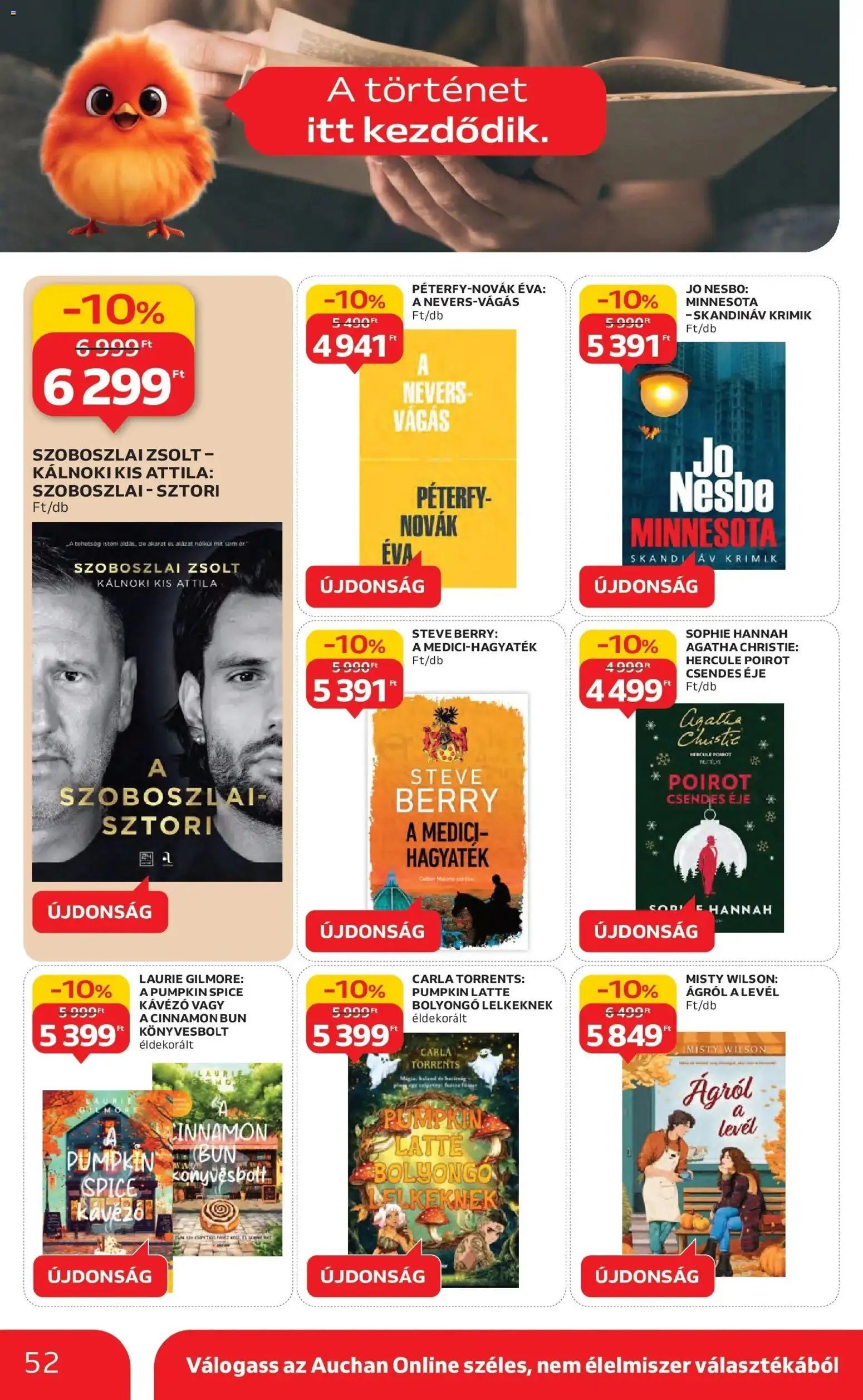 Auchan újság 2025.10.30. Szolnok Akciós újság Auchan (2025-10-30 - 2025-11-05)