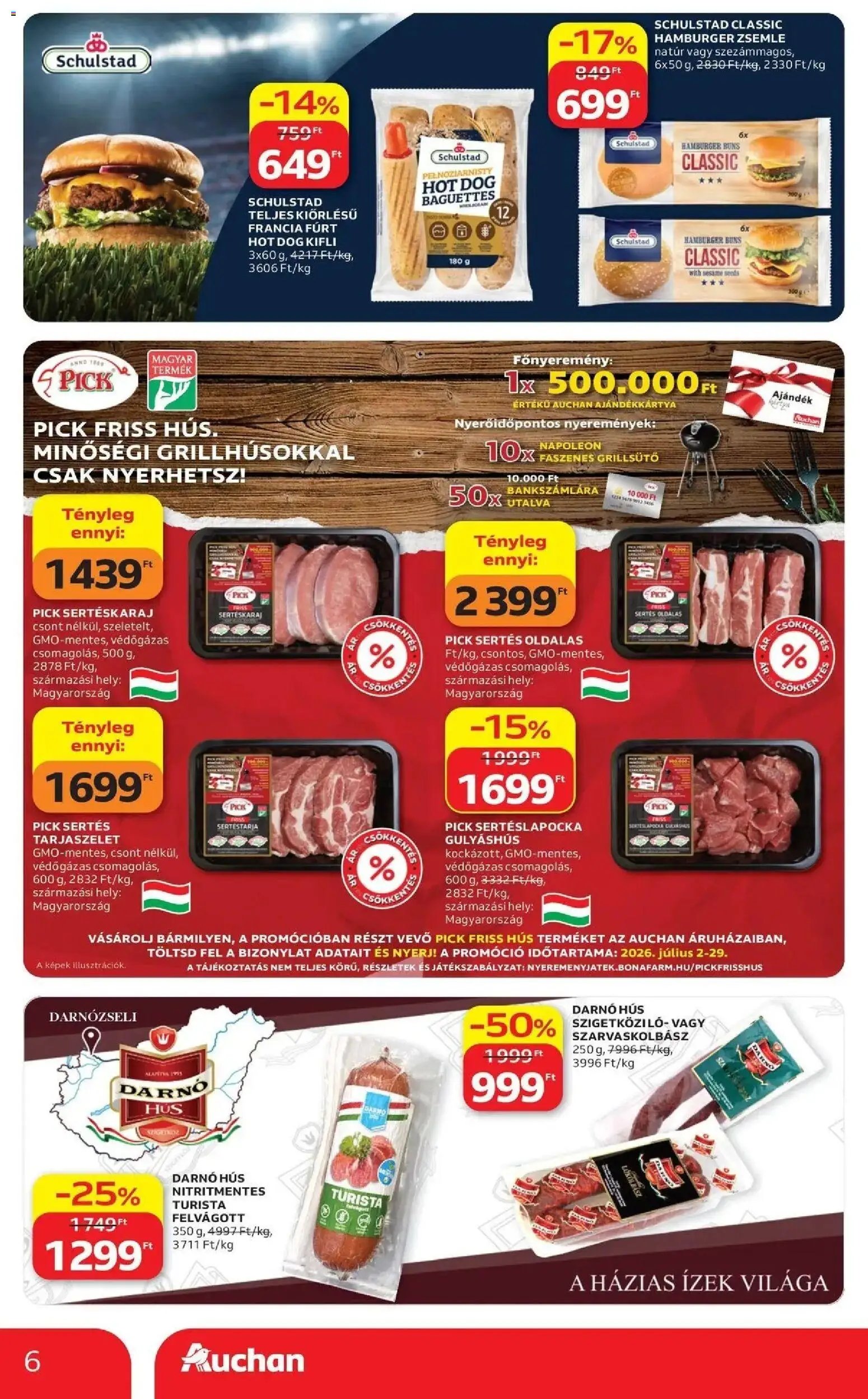 Auchan újság 2026.07.09. Auchan akciós újság Szolnok