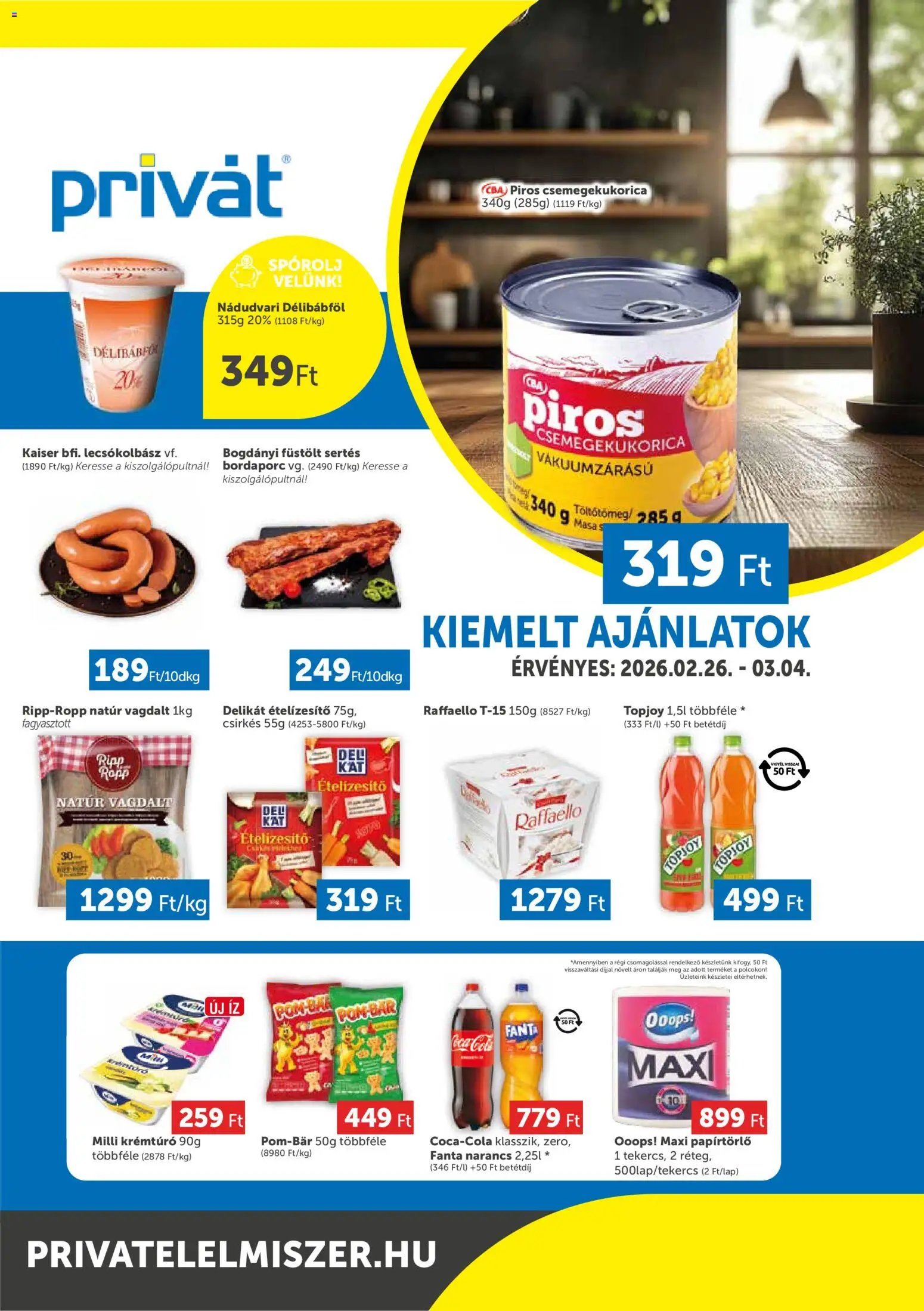 PRIVÁT újság 2026.02.26. Déli vármegyék (2026-02-26 - 2026-04-03)