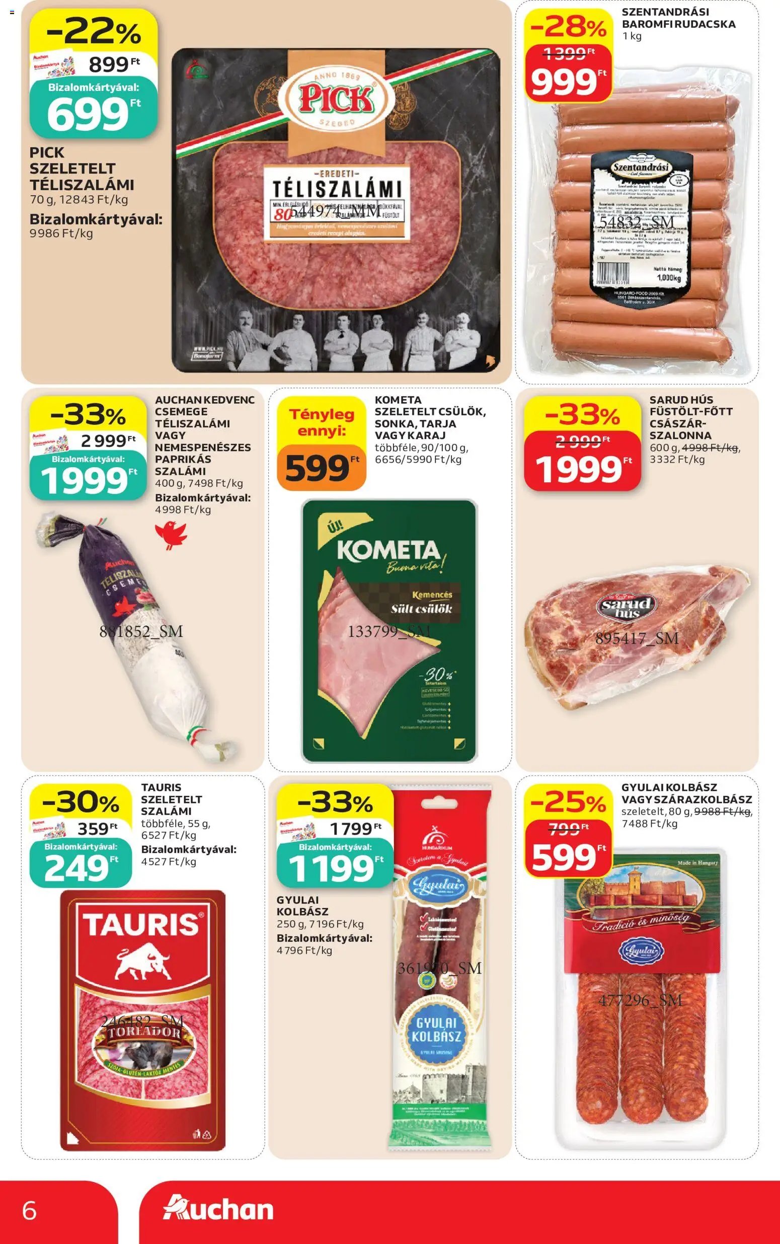 Auchan újság 2026.08.13. Auchan Szupermarket akciós újság