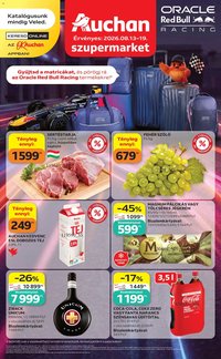 Auchan újság 2026.08.13. Auchan Szupermarket akciós újság