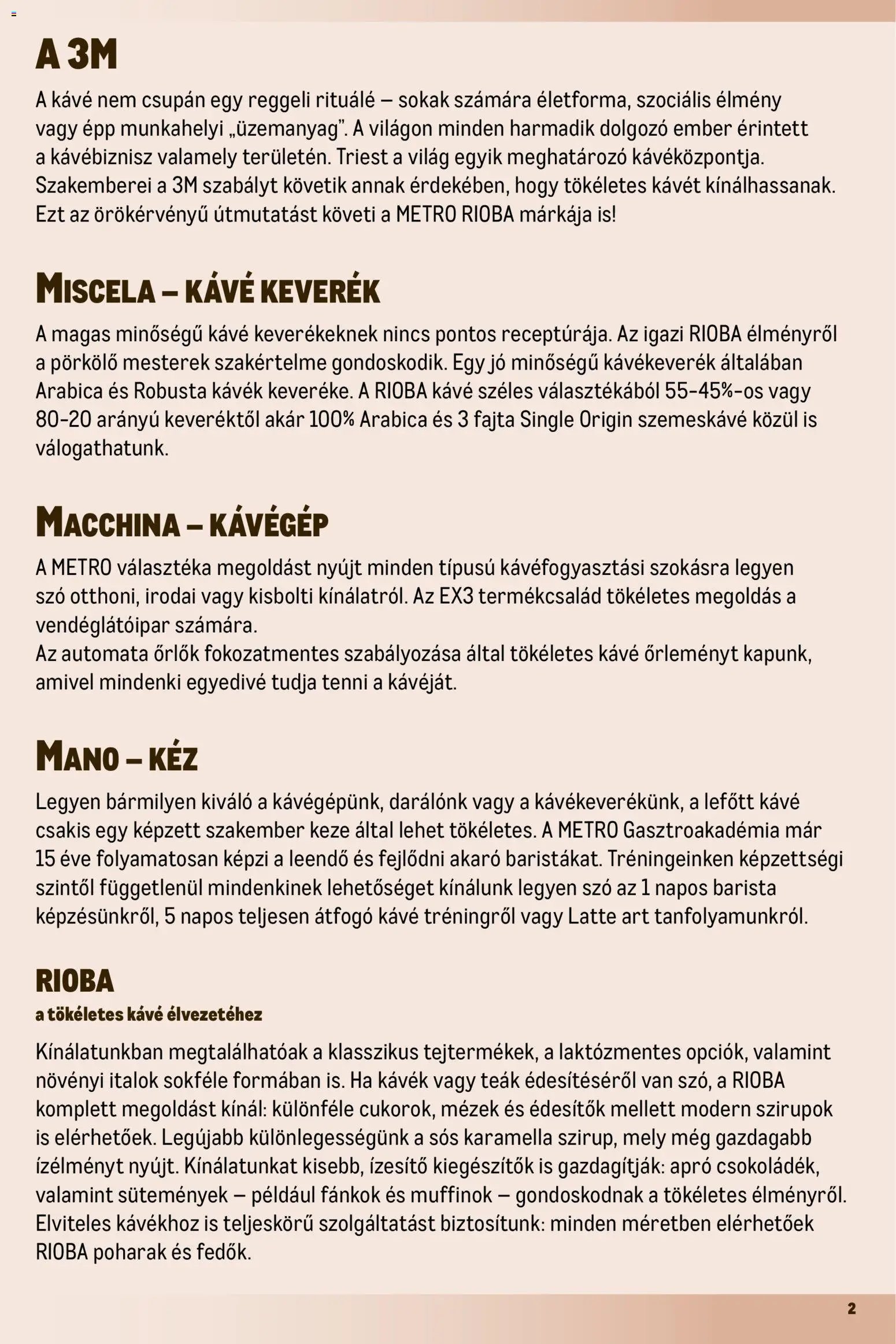 Metro újság 2025.10.01. Mindenünk a kávé (2025-10-01)