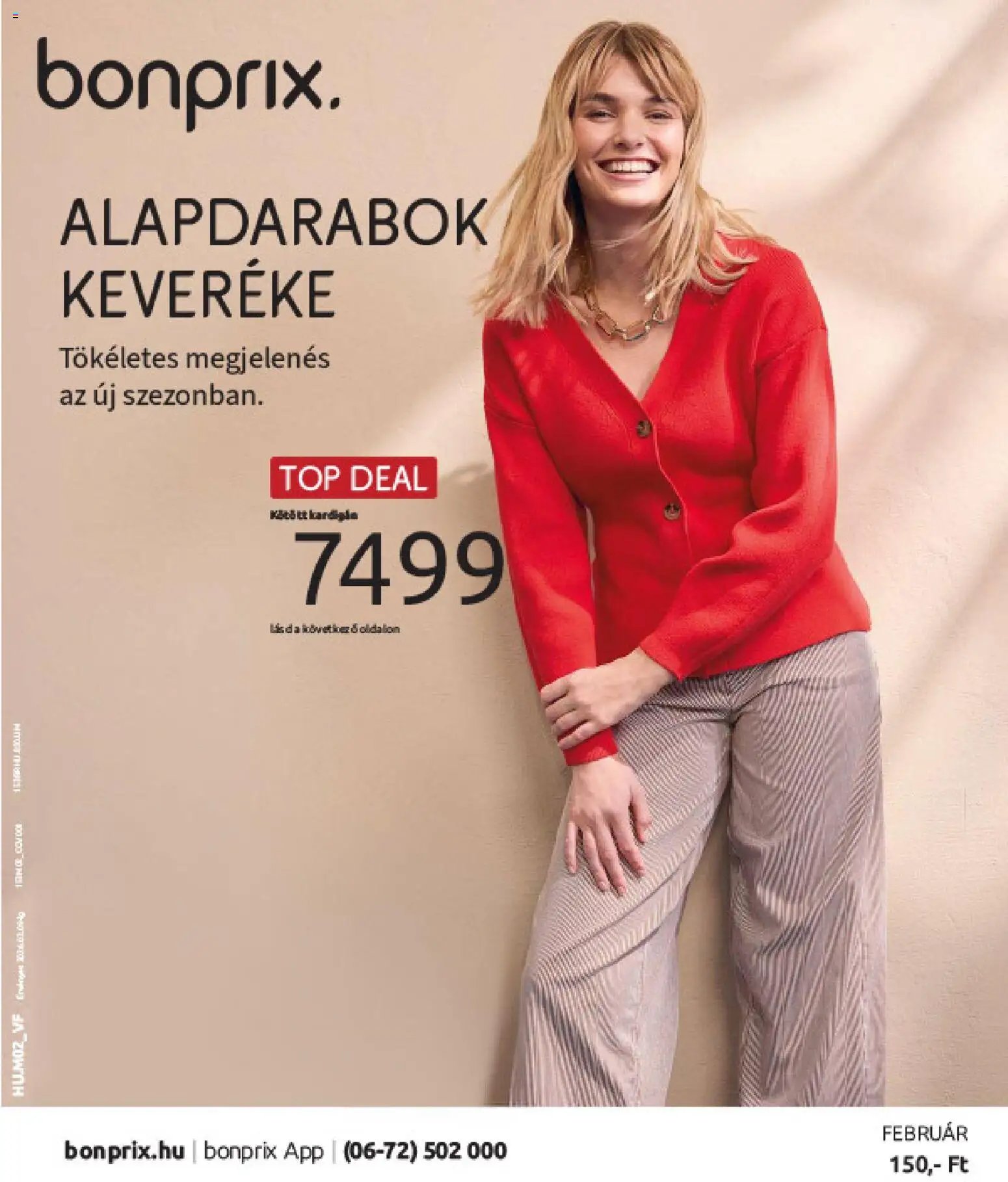 Bonprix újság 2026.02.19. Bonprix katalógus - Alapdarabok Keveréke (2026-02-19 - 2026-03-09)