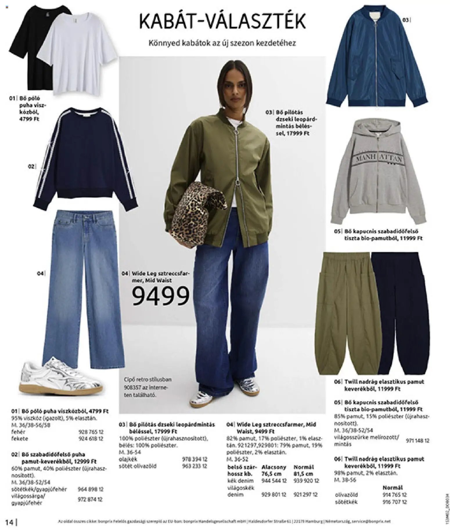 Bonprix újság 2026.02.19. Bonprix katalógus - Alapdarabok Keveréke (2026-02-19 - 2026-03-09)