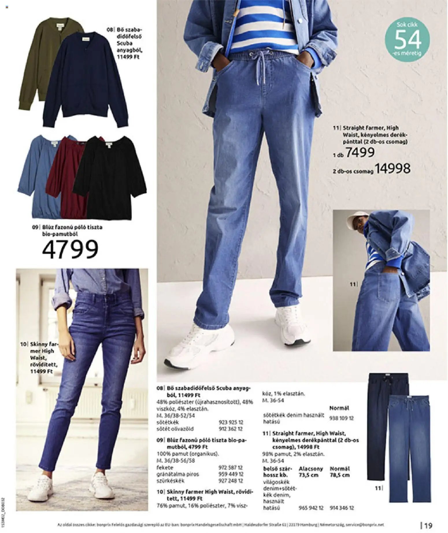 Bonprix újság 2026.02.19. Bonprix katalógus - Alapdarabok Keveréke (2026-02-19 - 2026-03-09)