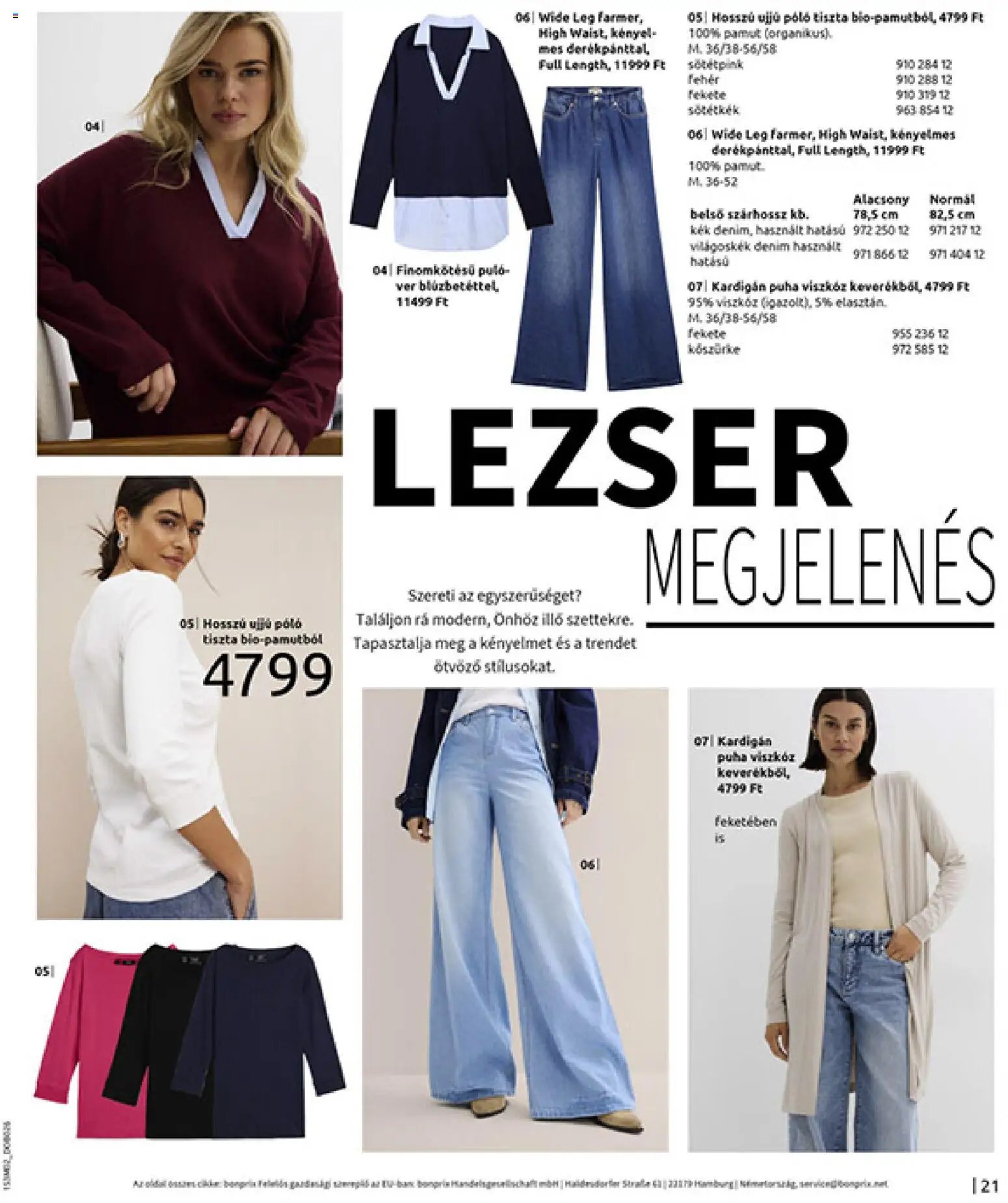 Bonprix újság 2026.02.19. Bonprix katalógus - Alapdarabok Keveréke (2026-02-19 - 2026-03-09)