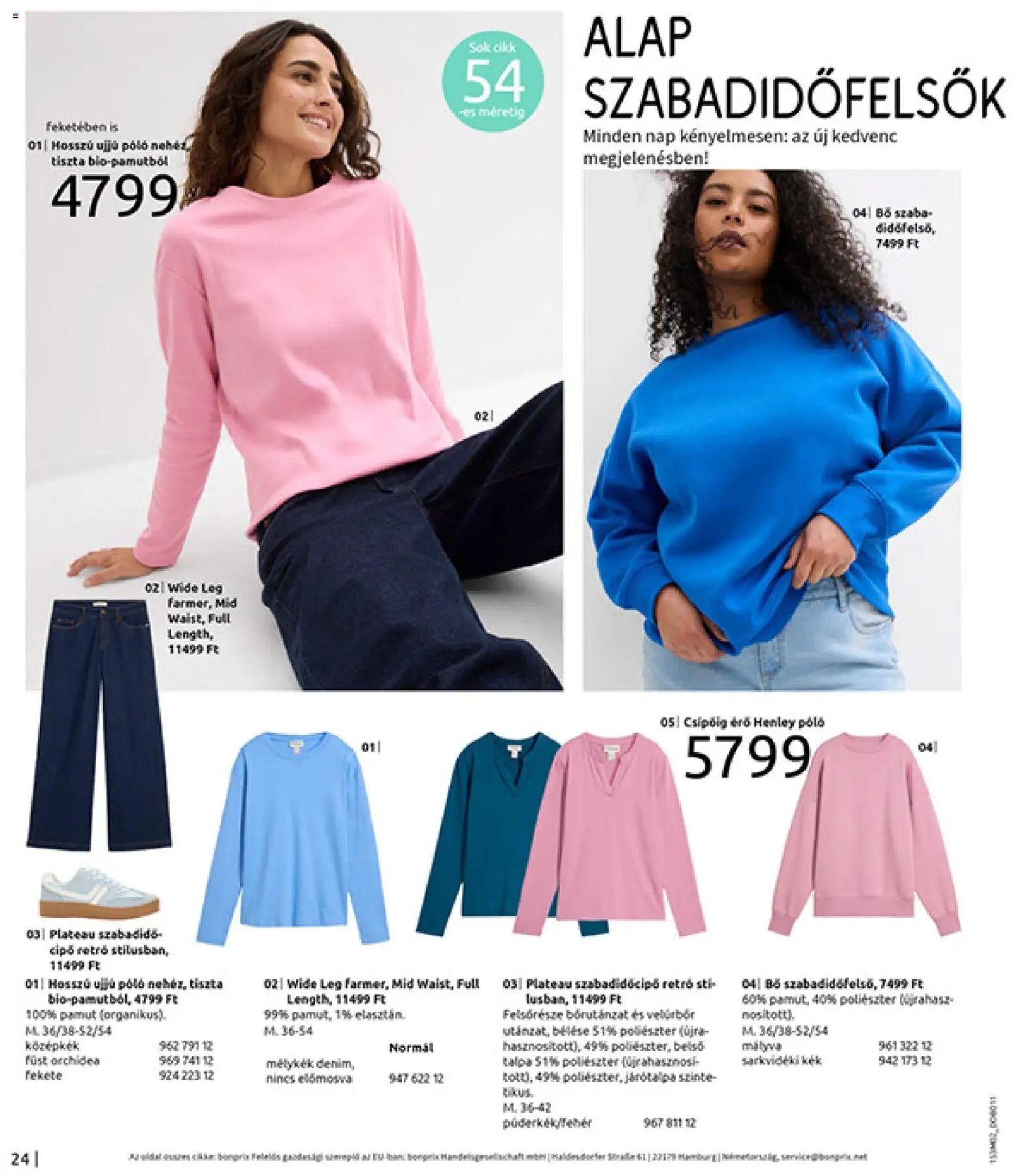 Bonprix újság 2026.02.19. Bonprix katalógus - Alapdarabok Keveréke (2026-02-19 - 2026-03-09)