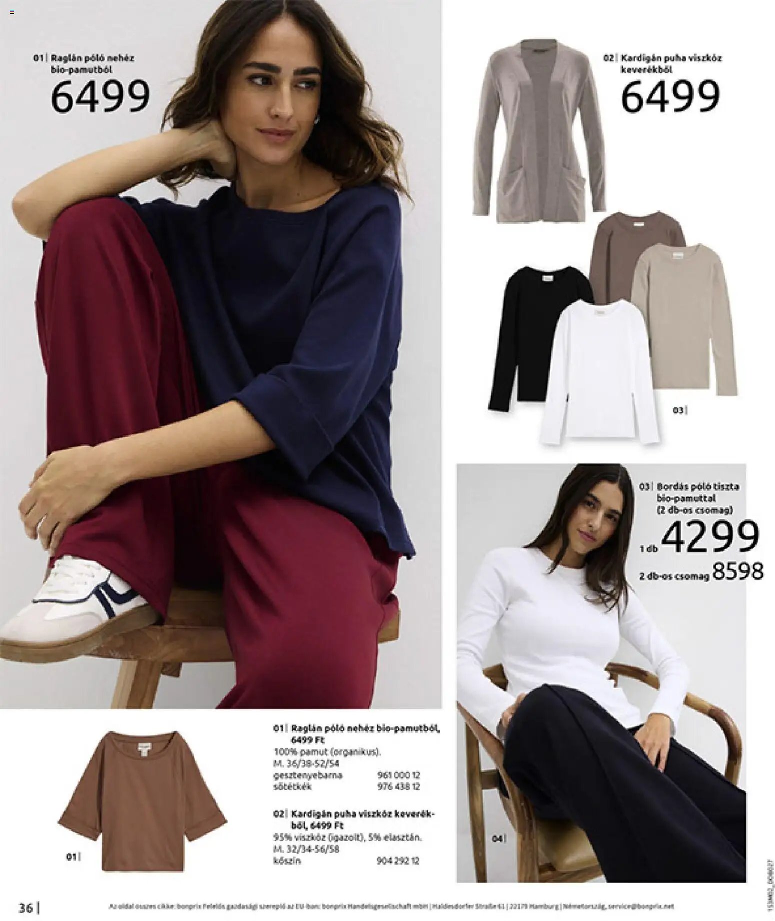 Bonprix újság 2026.02.19. Bonprix katalógus - Alapdarabok Keveréke (2026-02-19 - 2026-03-09)