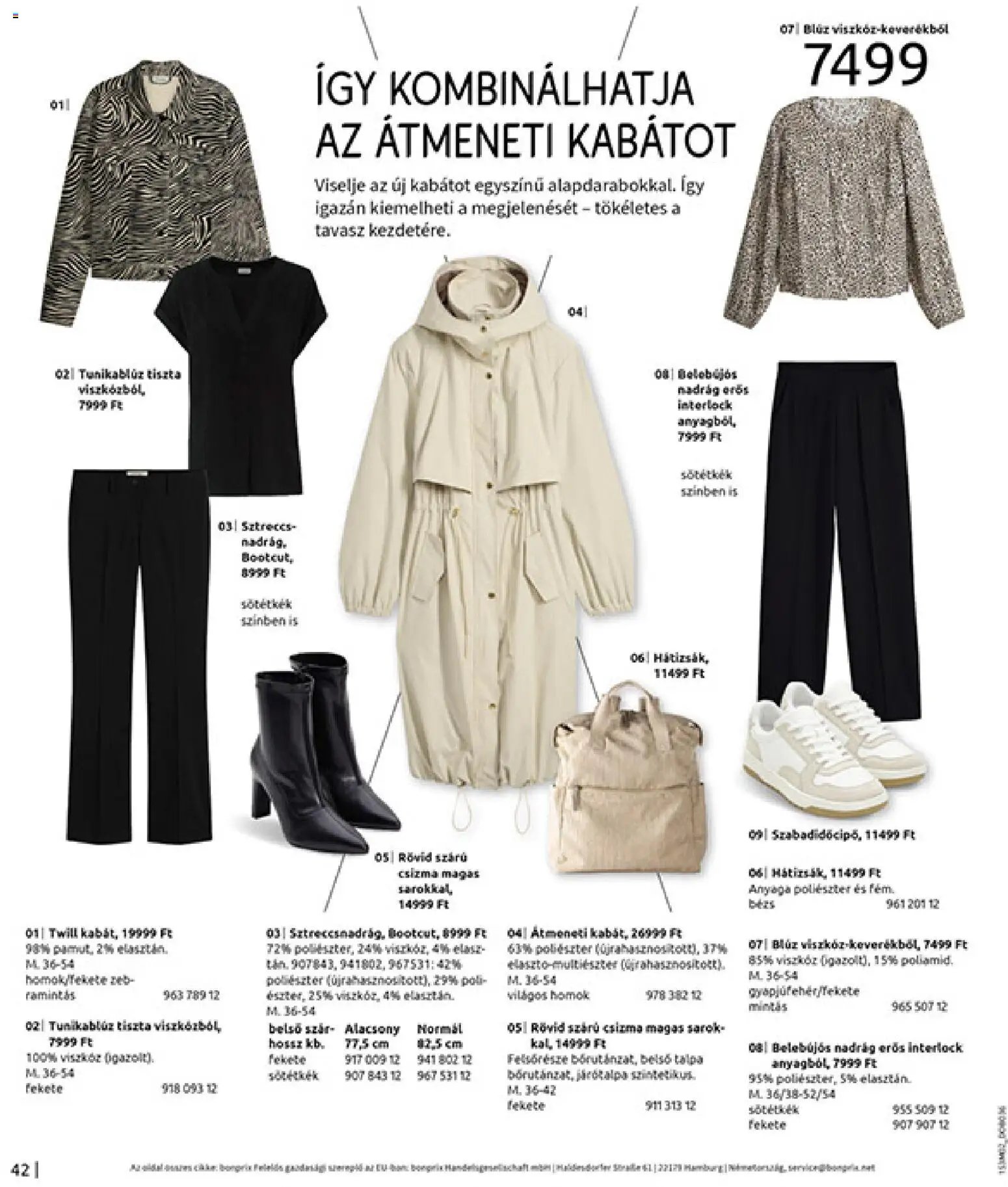 Bonprix újság 2026.02.19. Bonprix katalógus - Alapdarabok Keveréke (2026-02-19 - 2026-03-09)