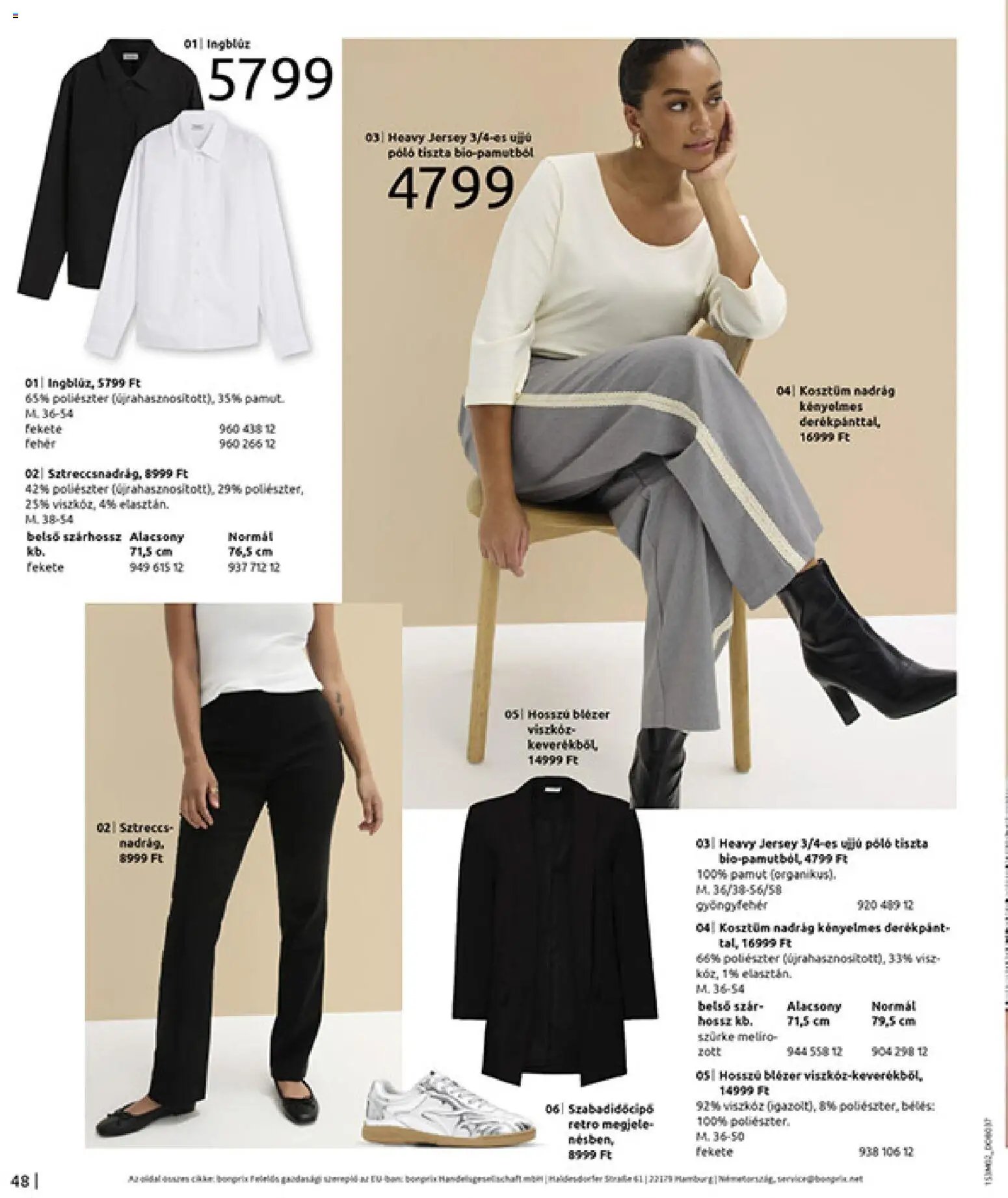 Bonprix újság 2026.02.19. Bonprix katalógus - Alapdarabok Keveréke (2026-02-19 - 2026-03-09)