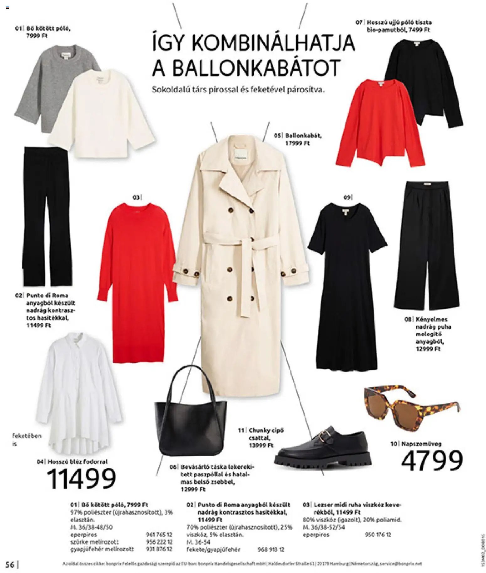 Bonprix újság 2026.02.19. Bonprix katalógus - Alapdarabok Keveréke (2026-02-19 - 2026-03-09)