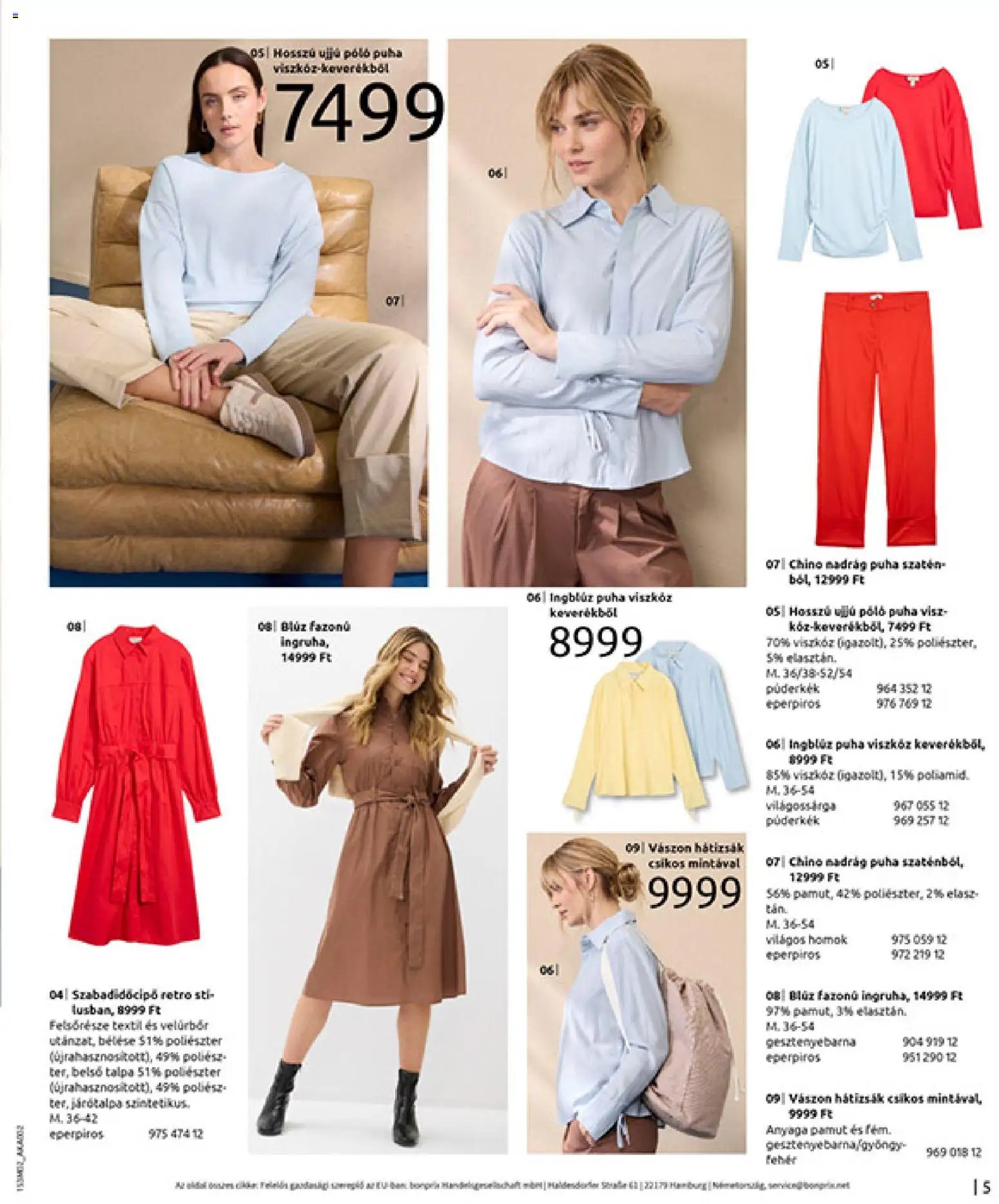 Bonprix újság 2026.02.19. Bonprix katalógus - Alapdarabok Keveréke (2026-02-19 - 2026-03-09)