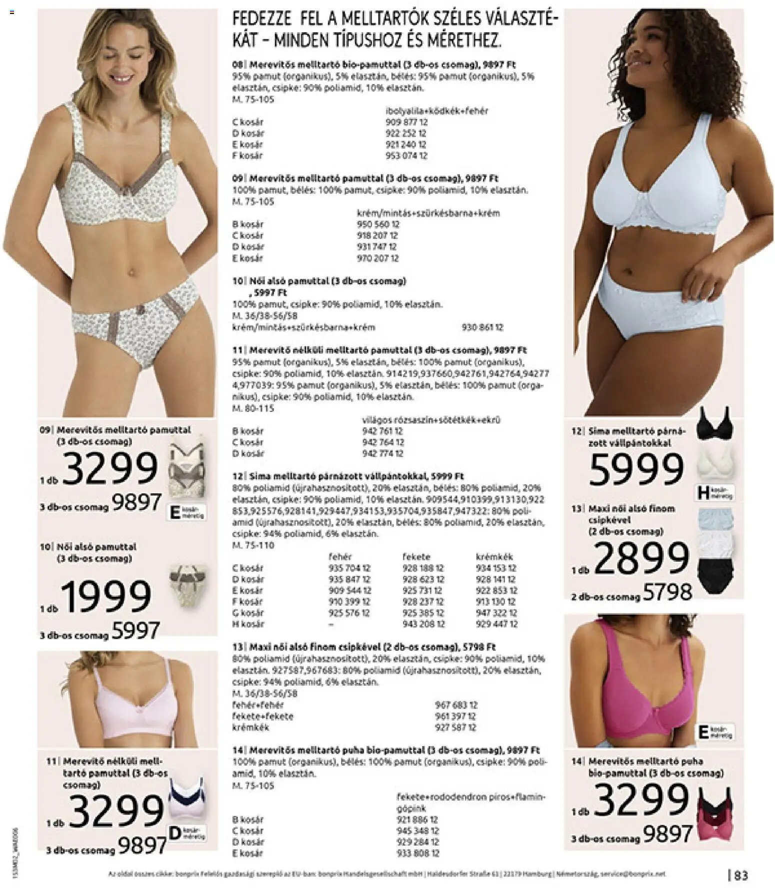 Bonprix újság 2026.02.19. Bonprix katalógus - Alapdarabok Keveréke (2026-02-19 - 2026-03-09)