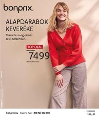 Bonprix újság 2026.02.19. Bonprix katalógus - Alapdarabok Keveréke (2026-02-19 - 2026-03-09)