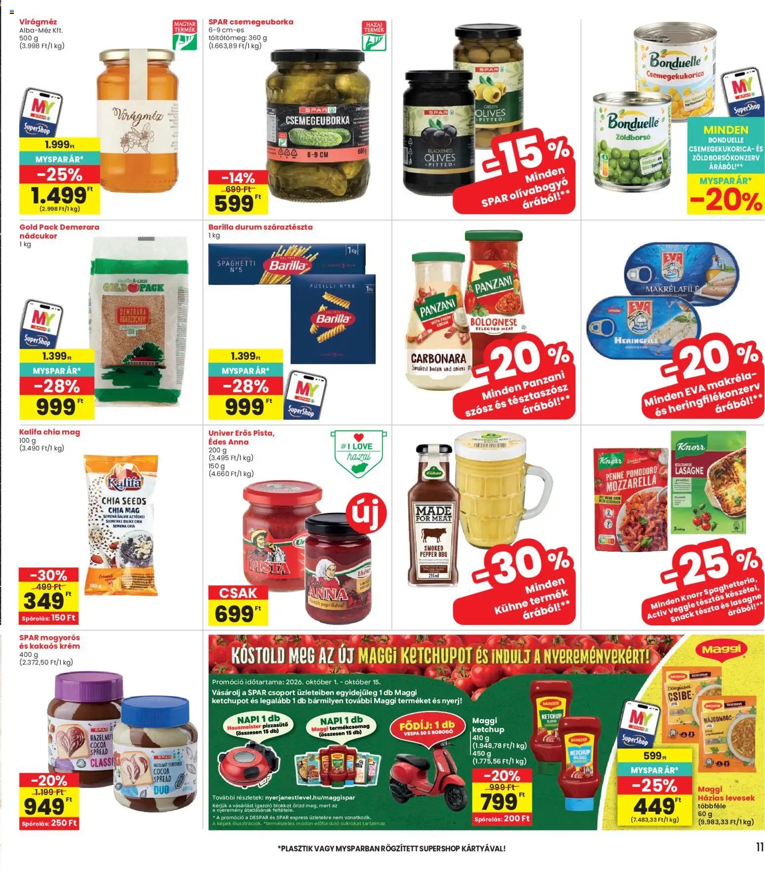 Interspar újság 2026.10.01. Interspar akciós újság