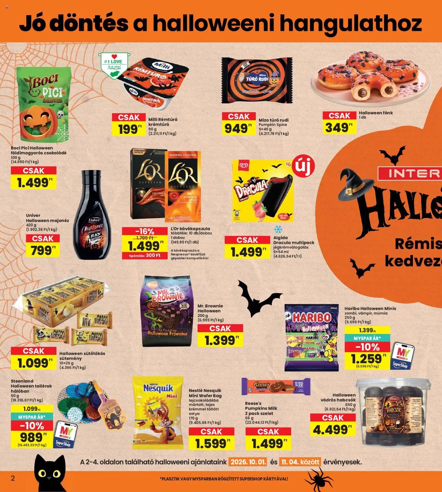 Interspar újság 2026.10.01. Interspar akciós újság