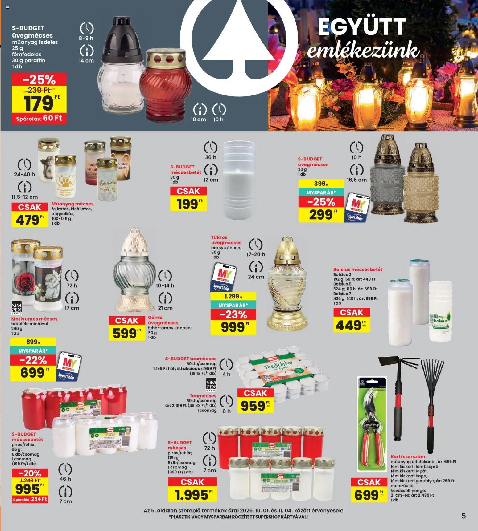 Interspar újság 2026.10.01. Interspar akciós újság